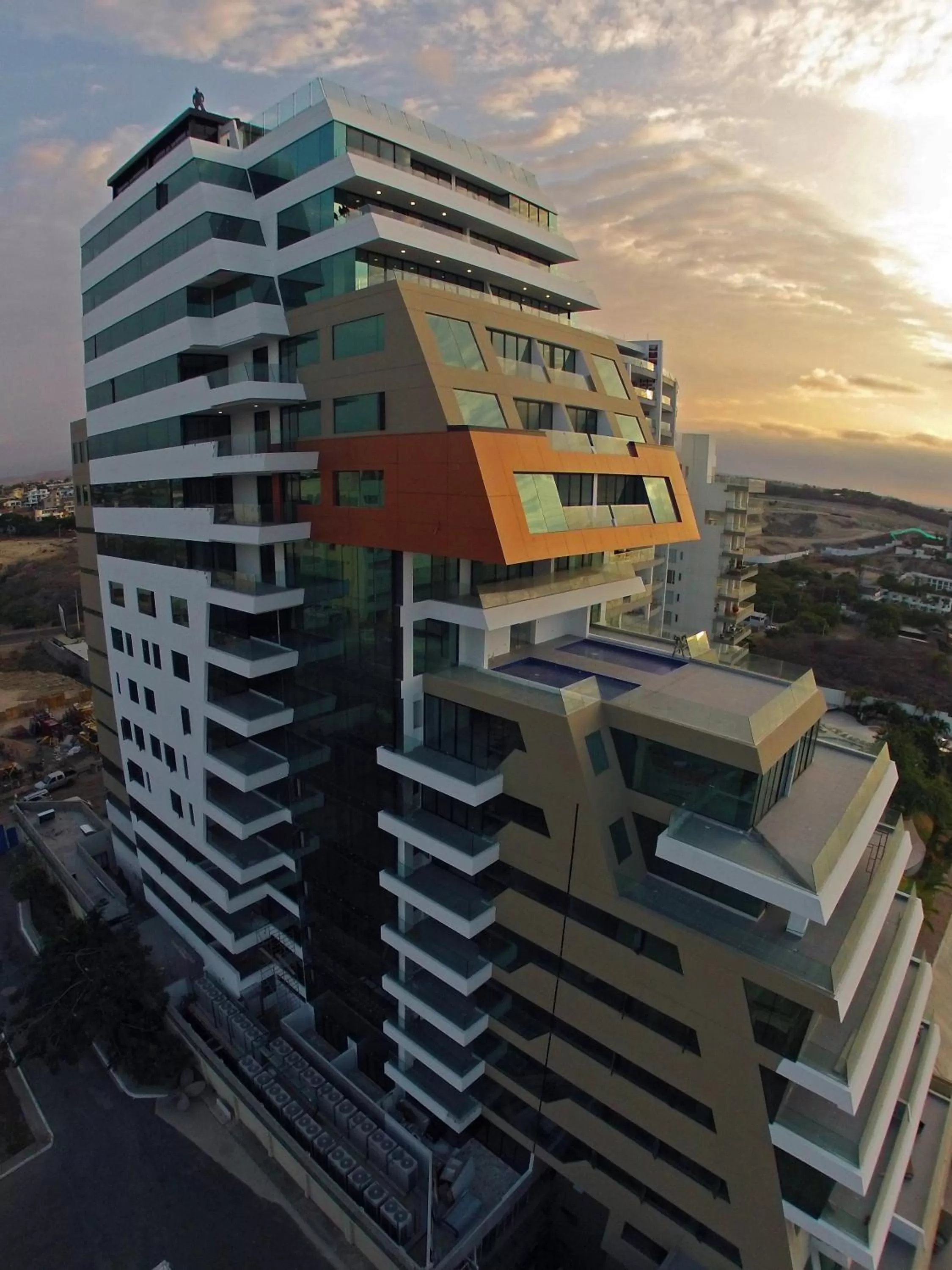 Bird's eye view, Property Building in Hotel Poseidon