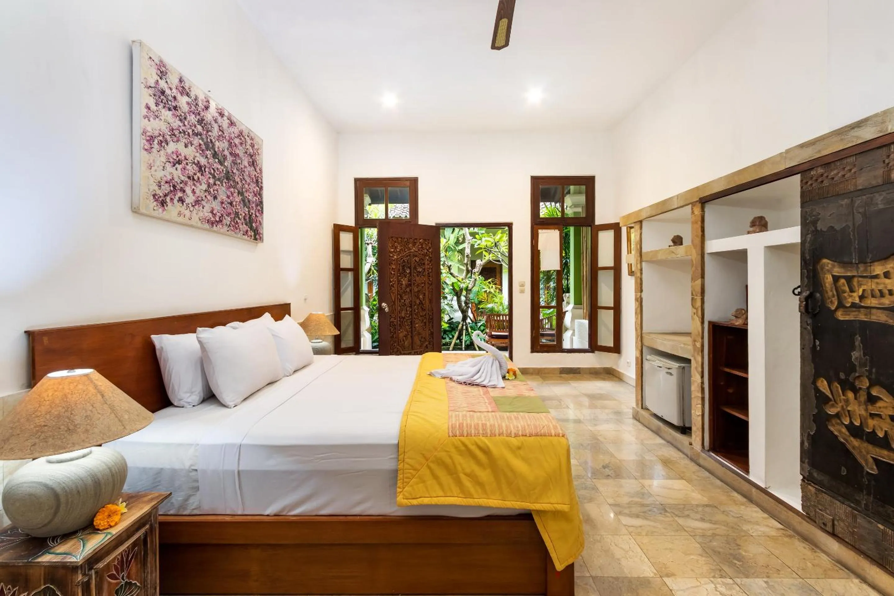 Bed in Padma Ubud Retreat