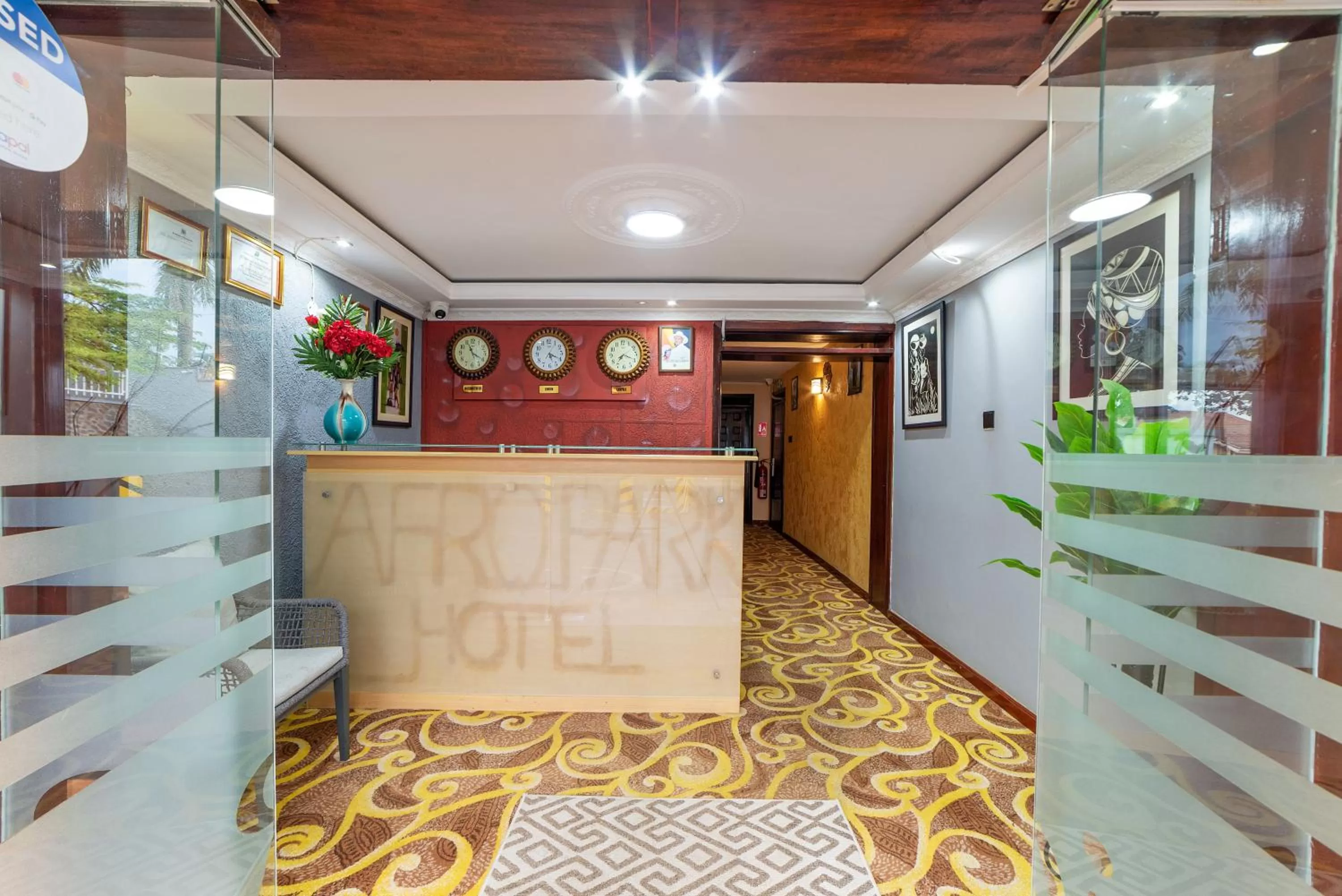 Lobby or reception in Afro Park Hotel