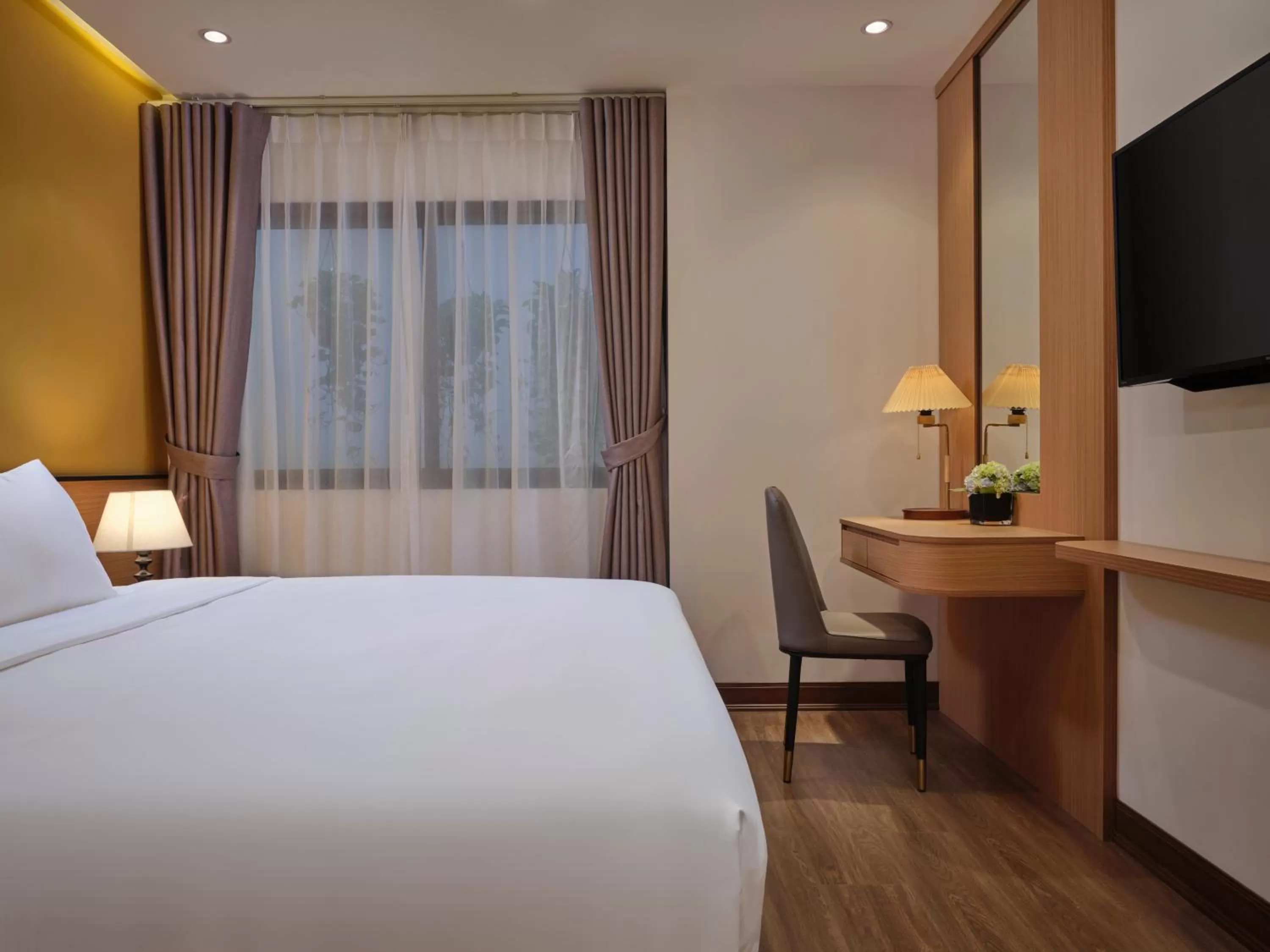 Bed in Minasi Hotel & Spa