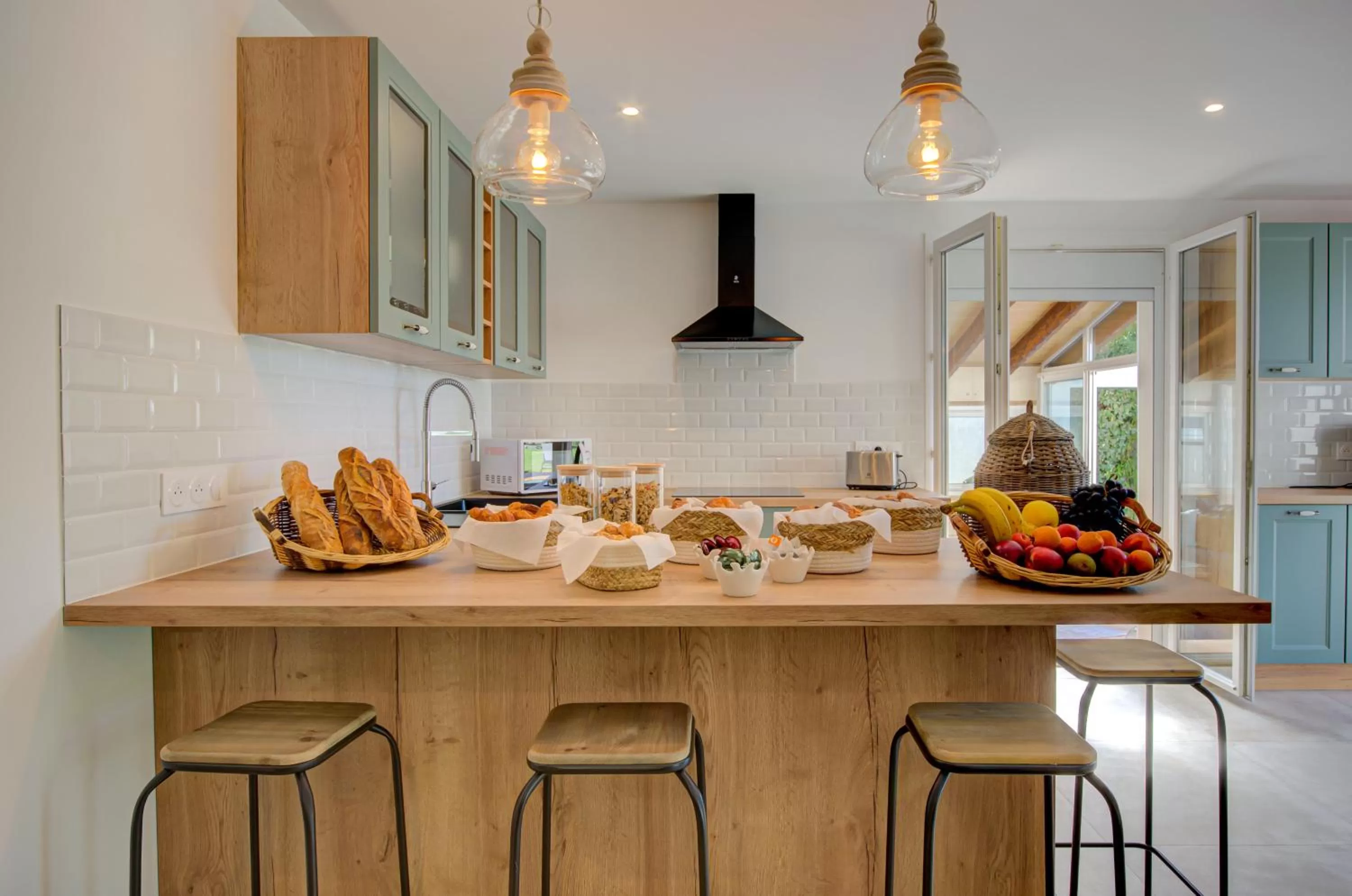 Kitchen or kitchenette in Domaine Le Courti - Adult only