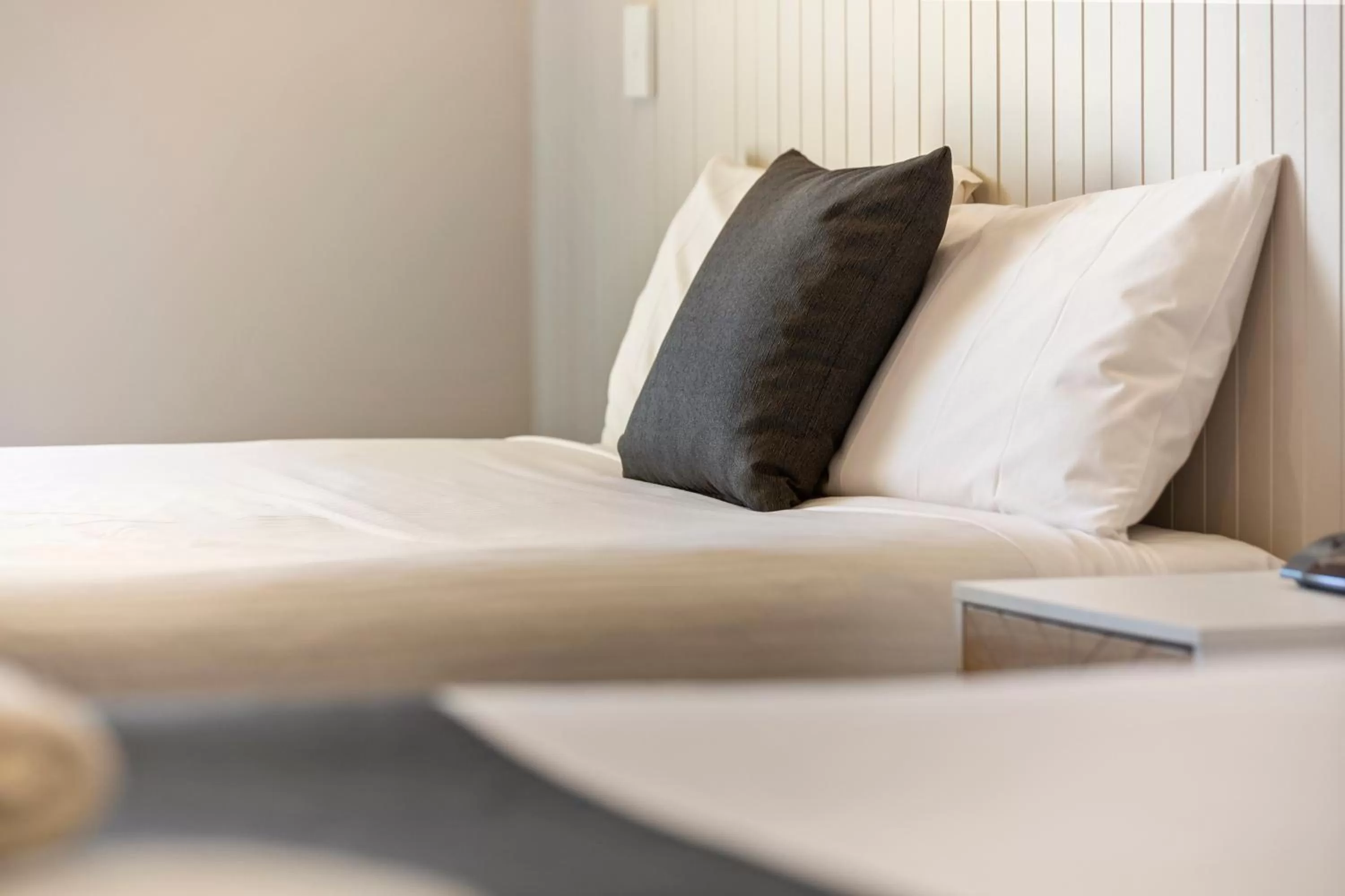 Bed in The Wine Vine Hotel