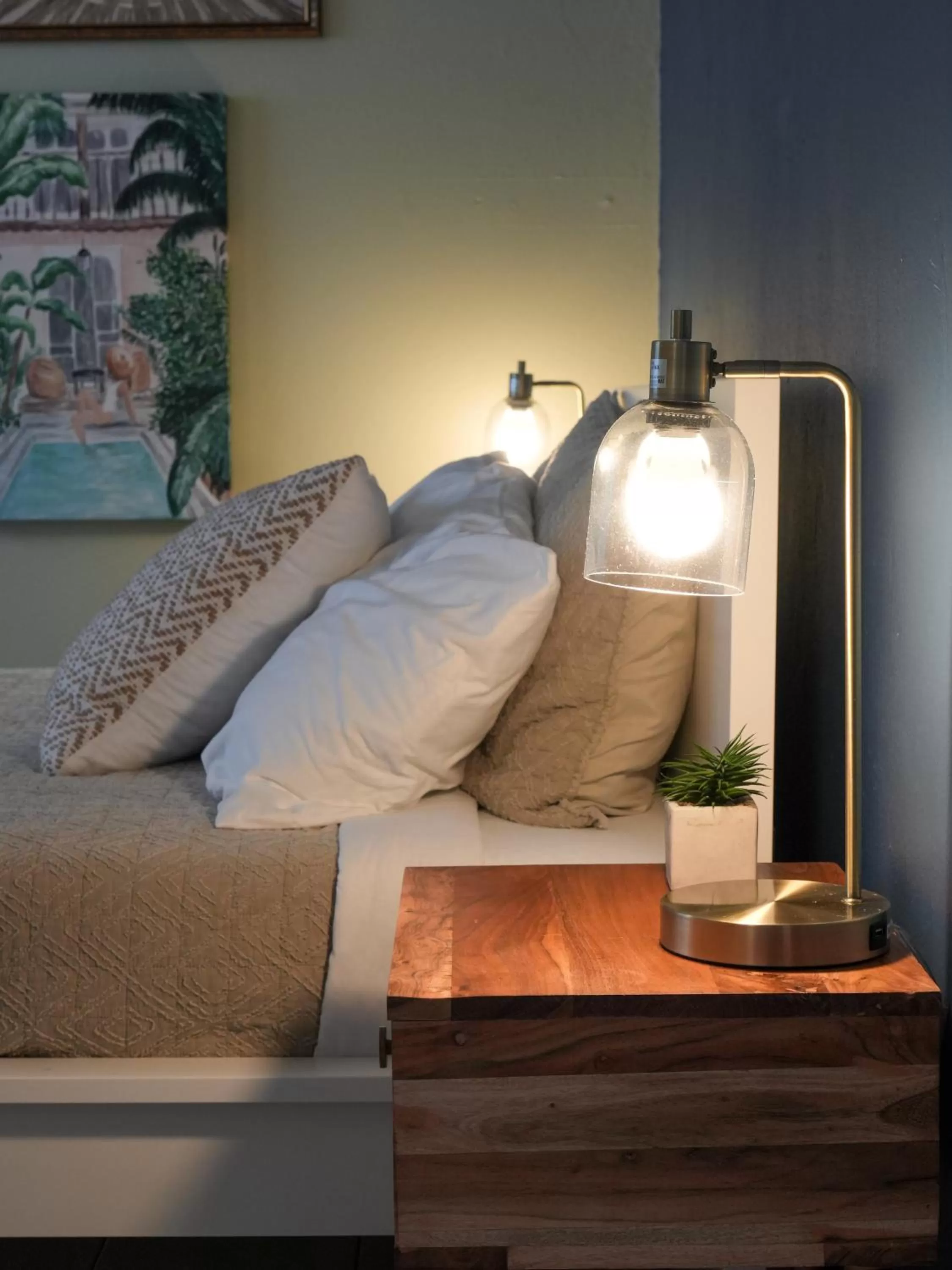 Bed in El Flamingo Beach Club