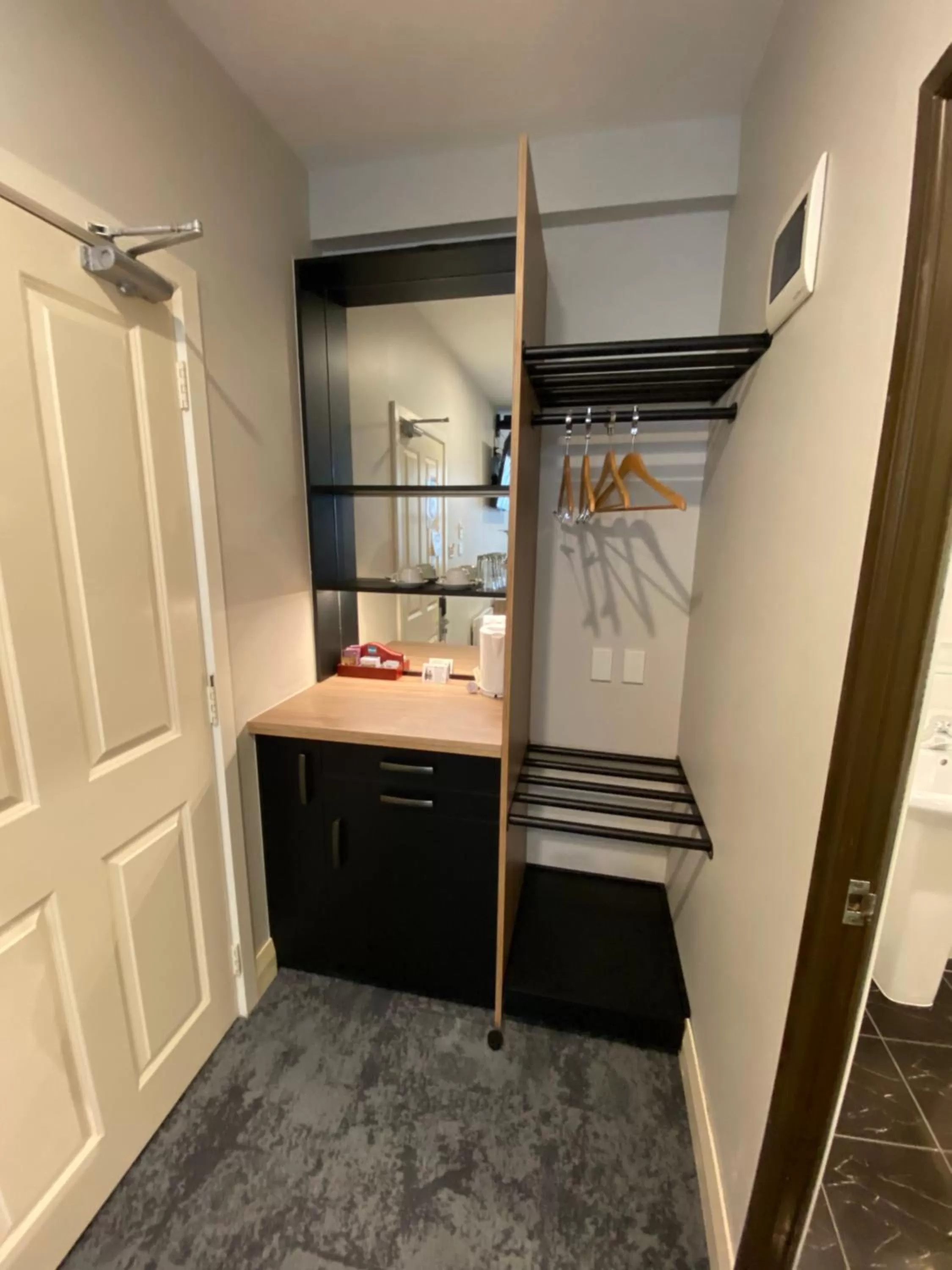 wardrobe in Trinity Hotel