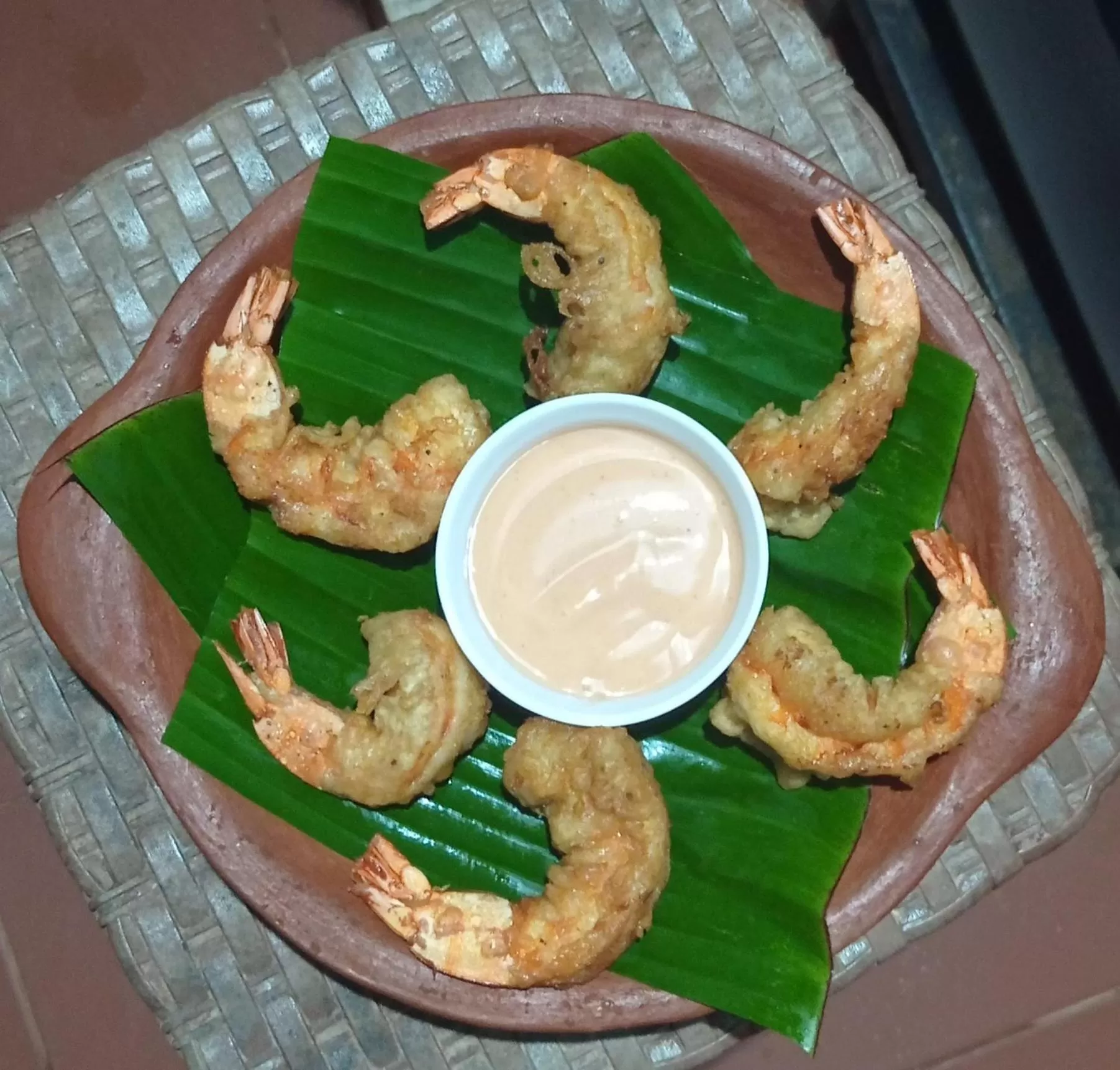 Food in Perch by the sea