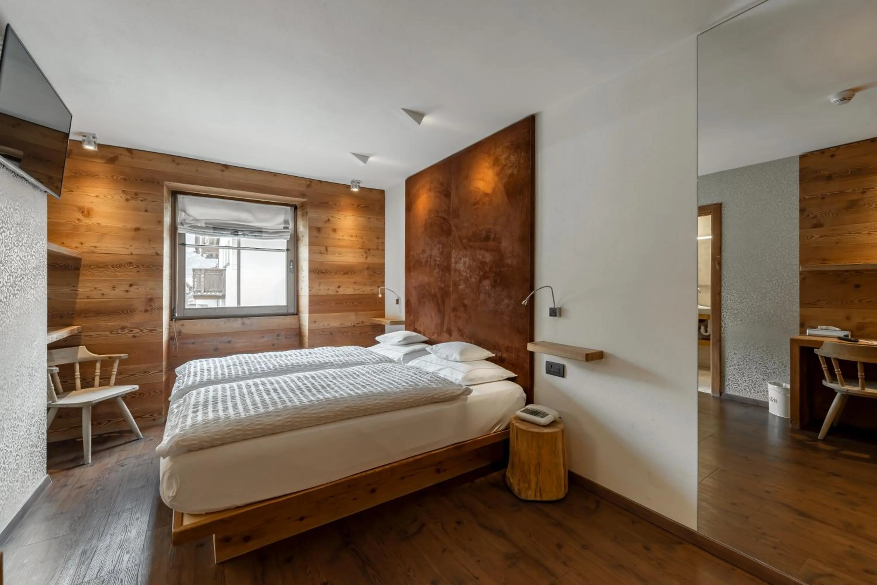 Bed in Bivio Hotel Plaza