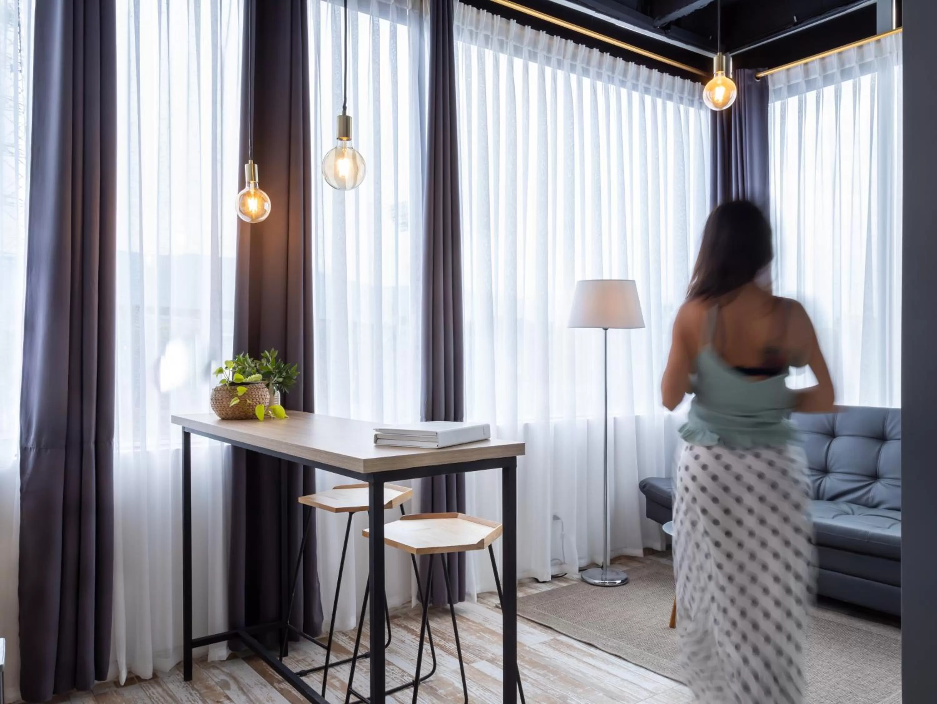 Living room in Hotel Lexum Estadio
