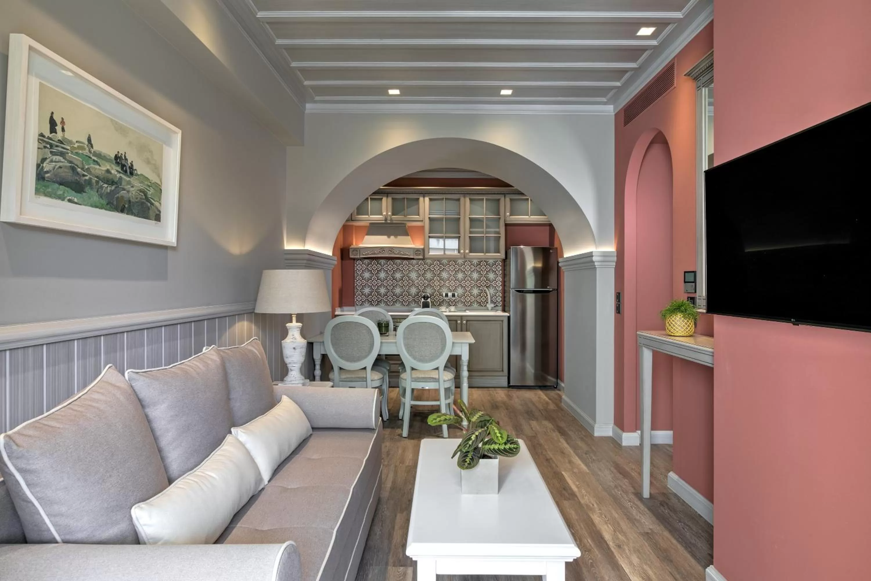 Kitchen or kitchenette in Estia Boutique Apartments