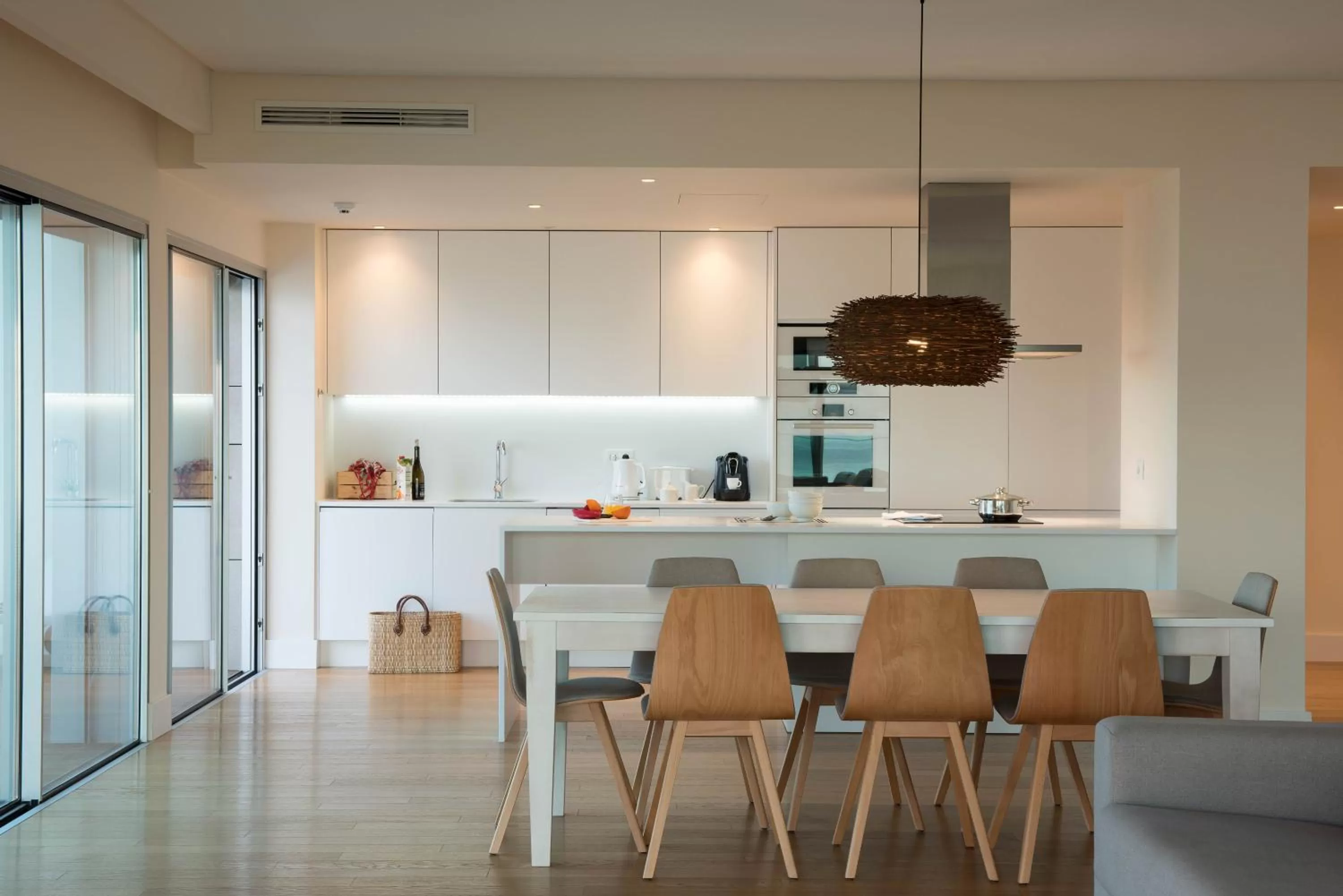 Kitchen or kitchenette in Praia do Sal Resort and SPA