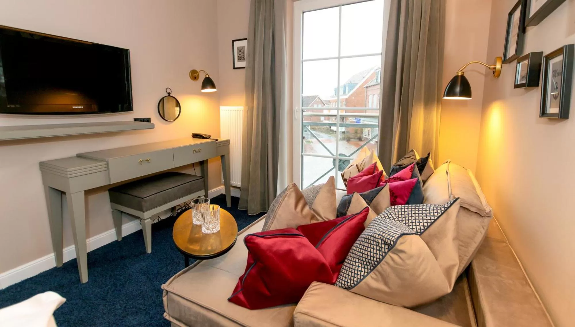 Seating area in Nordseehotel Kröger