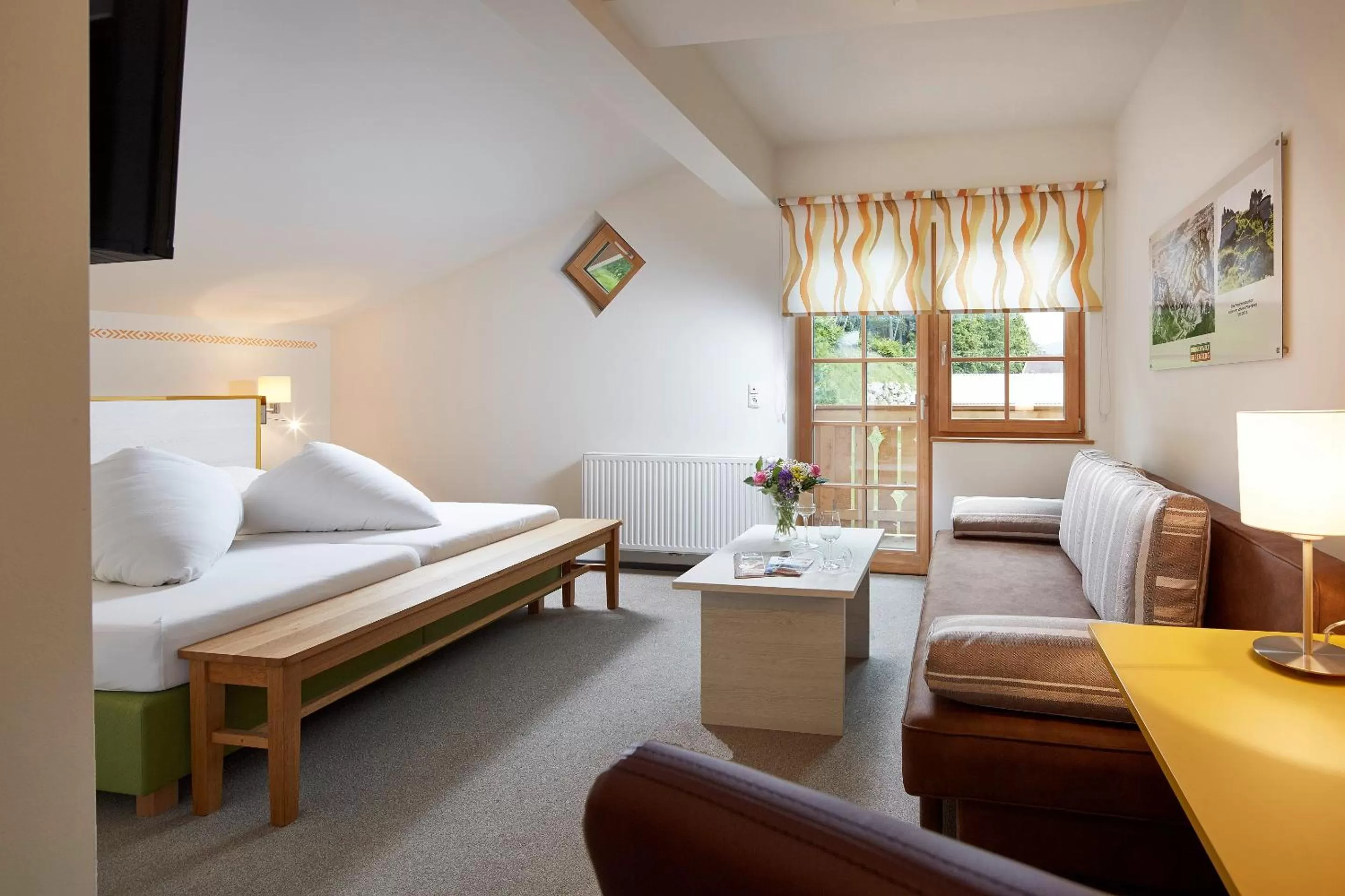 TV and multimedia, Bed in Gasthof Salzstadl