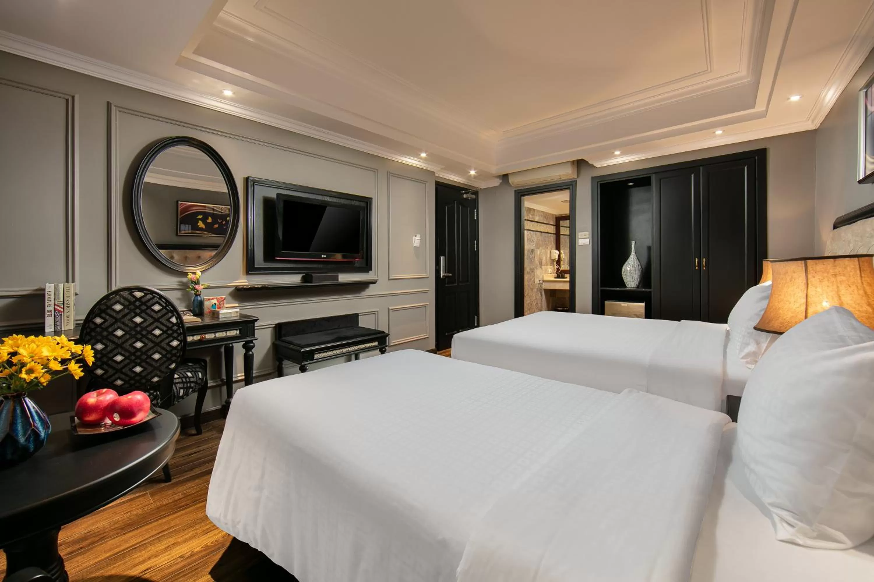 People, Bed in Scent Premium Hotel