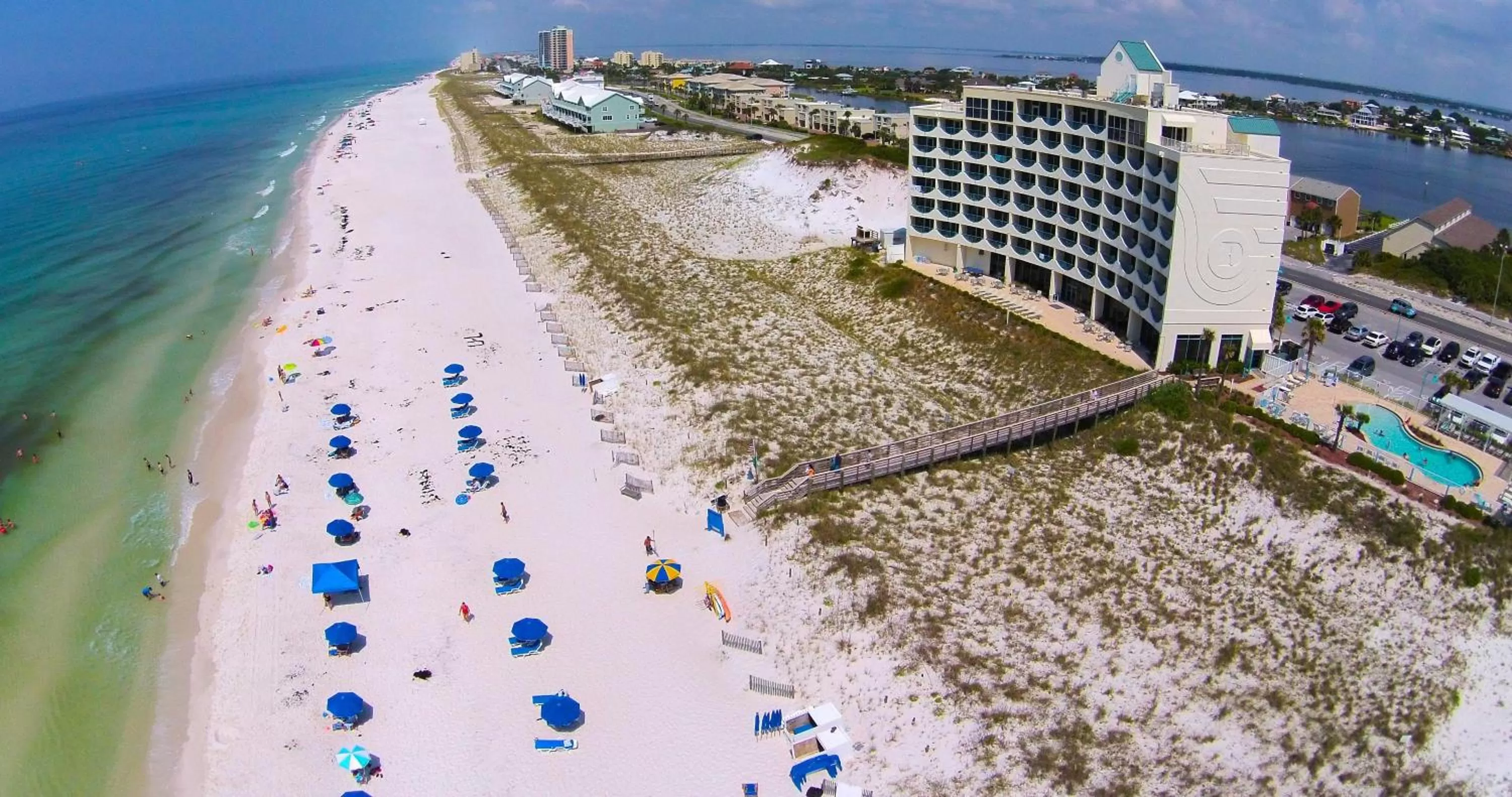 Property building in Holiday Inn Express Pensacola Beach by IHG