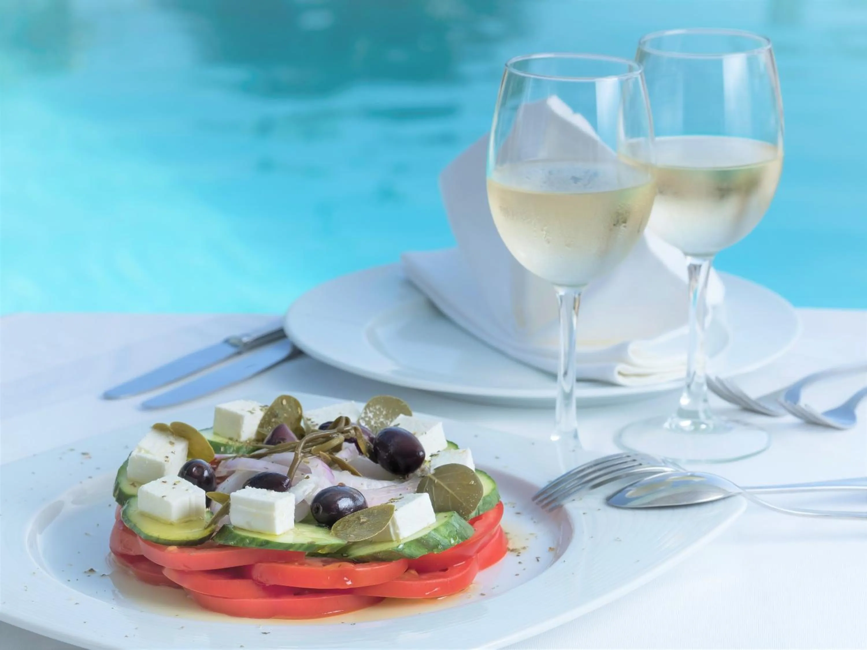 Food and drinks in Deliades Hotel