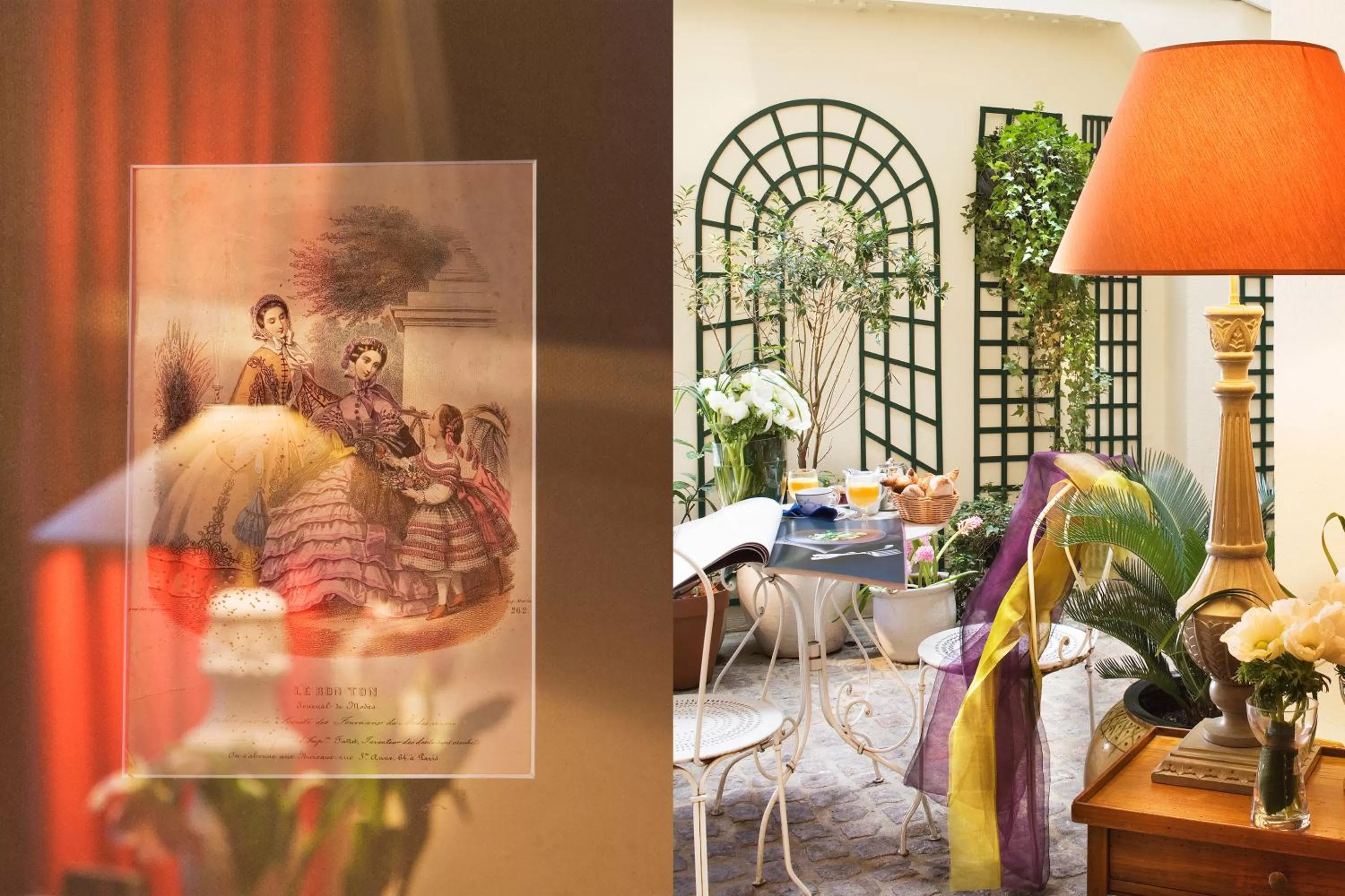 Patio in Relais Du Louvre