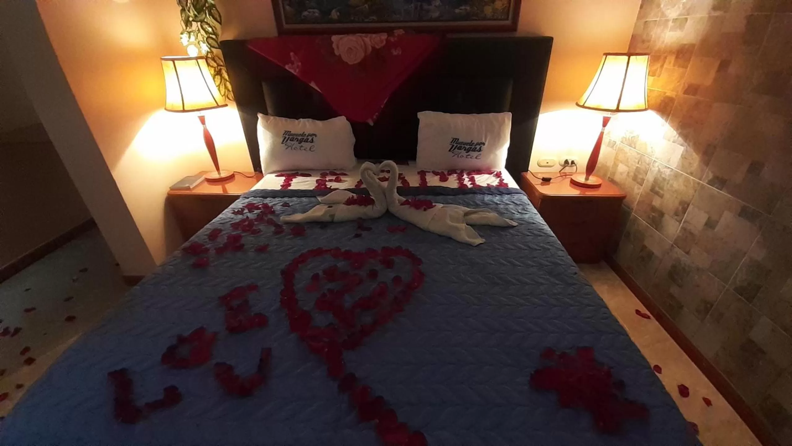 Bed in HOTEL MUEVETE POR VARGAS