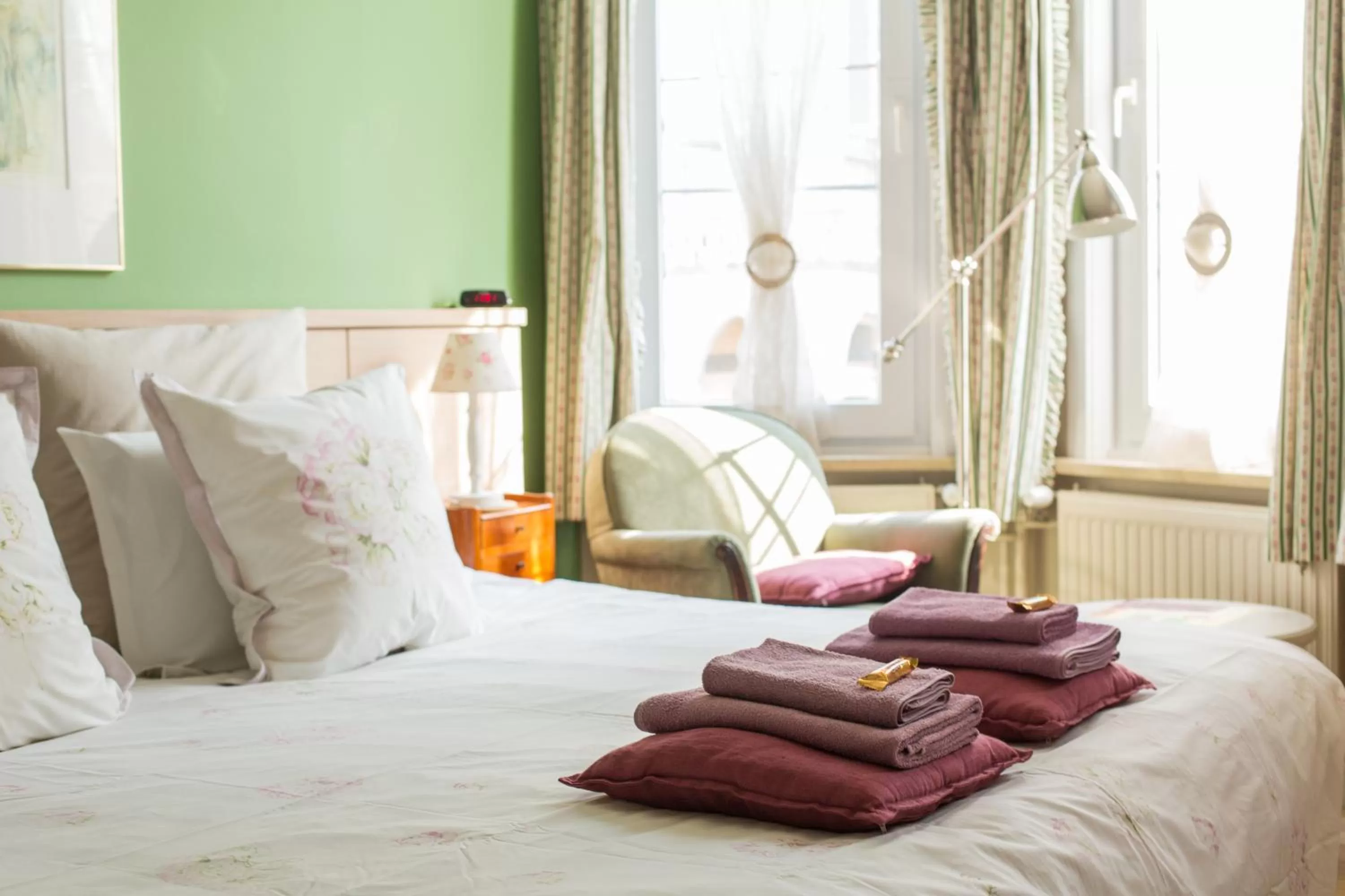 Decorative detail, Bed in R&breakfast