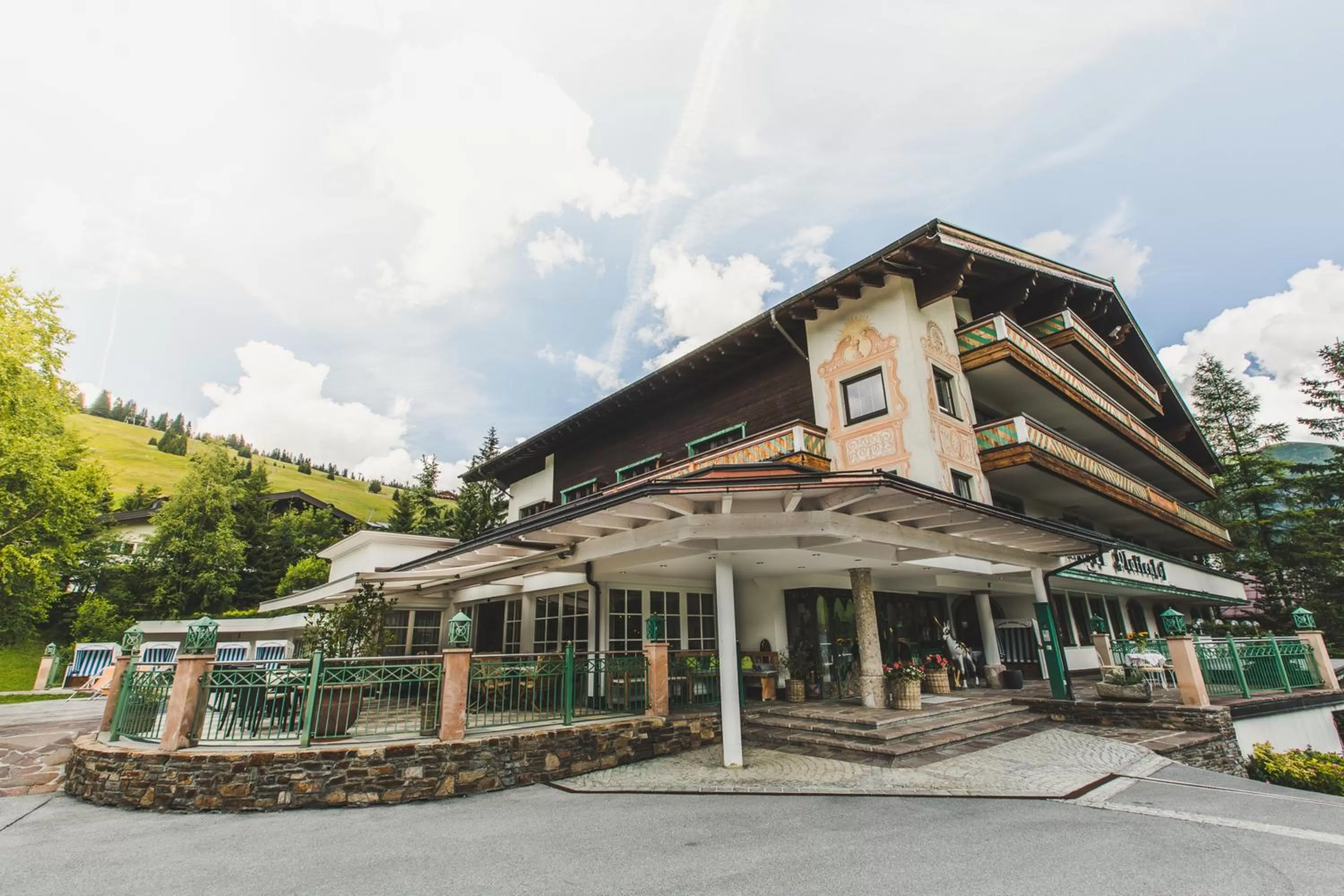 Bird's eye view in Hotel Plattenhof