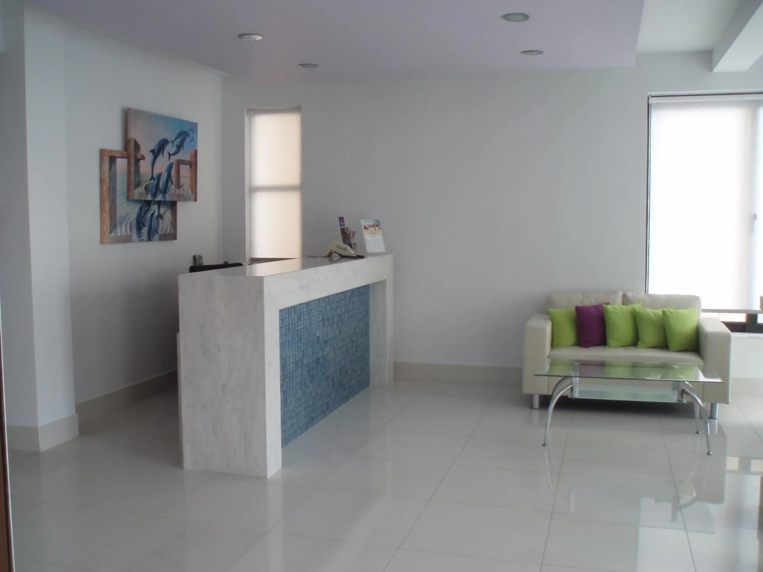 Lobby or reception in Nafsika Hotel