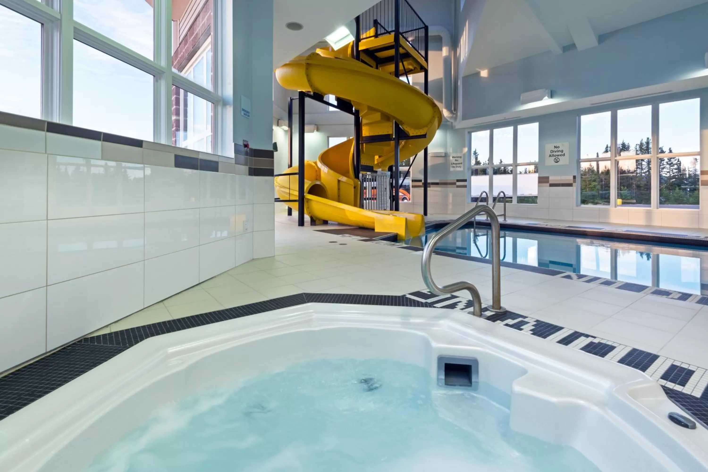 Swimming pool in Deer Lake Horizon Hotel, BW Signature Collection