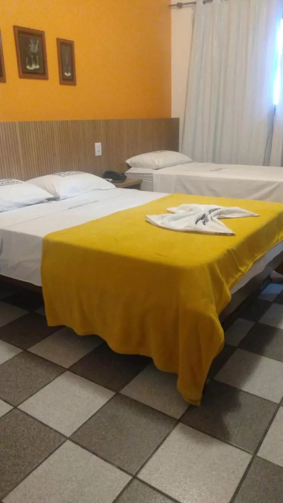 Bed in Hotel Enseada de Ponta Negra