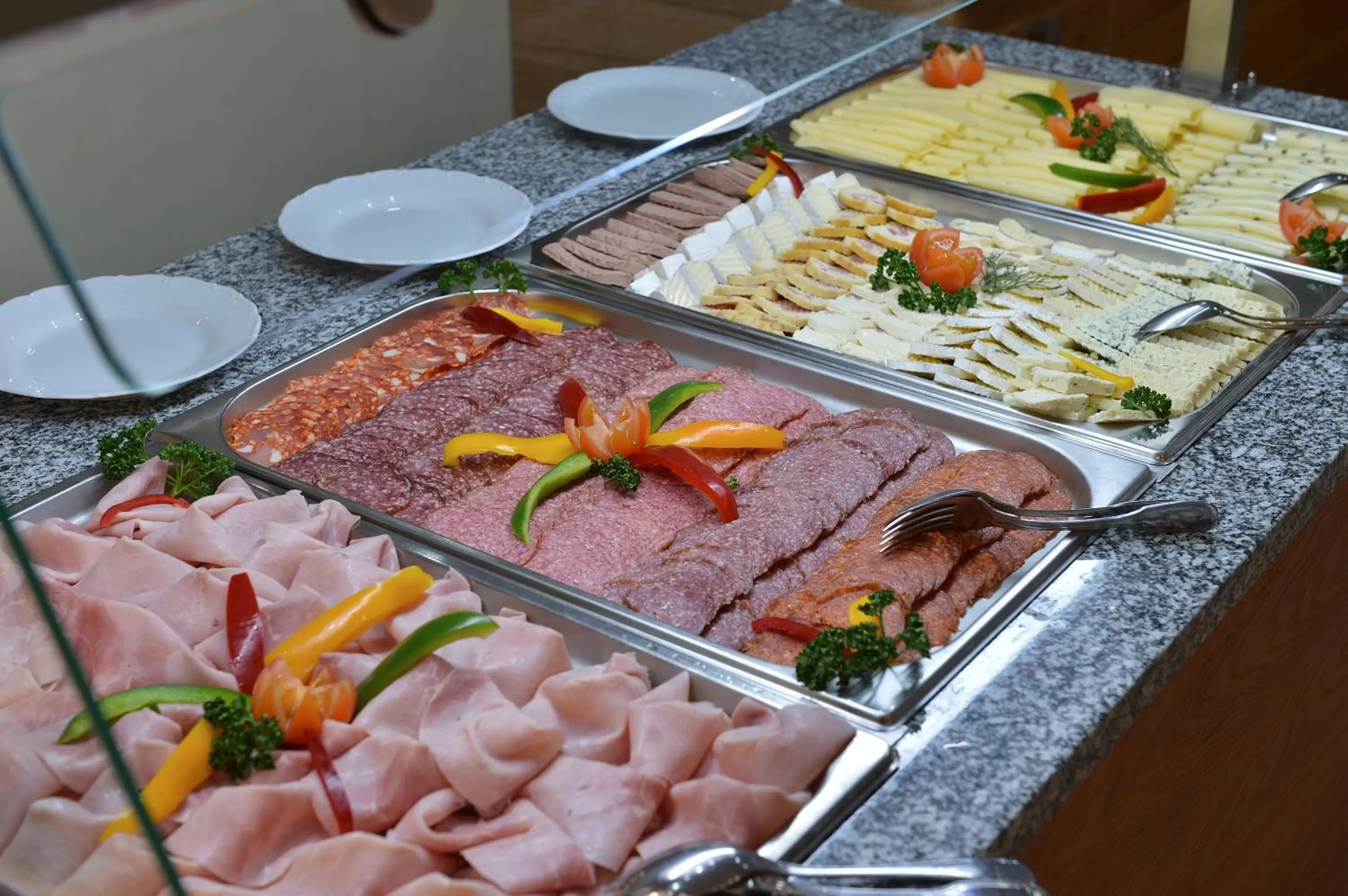 Buffet breakfast in Lázeňský hotel Pyramida