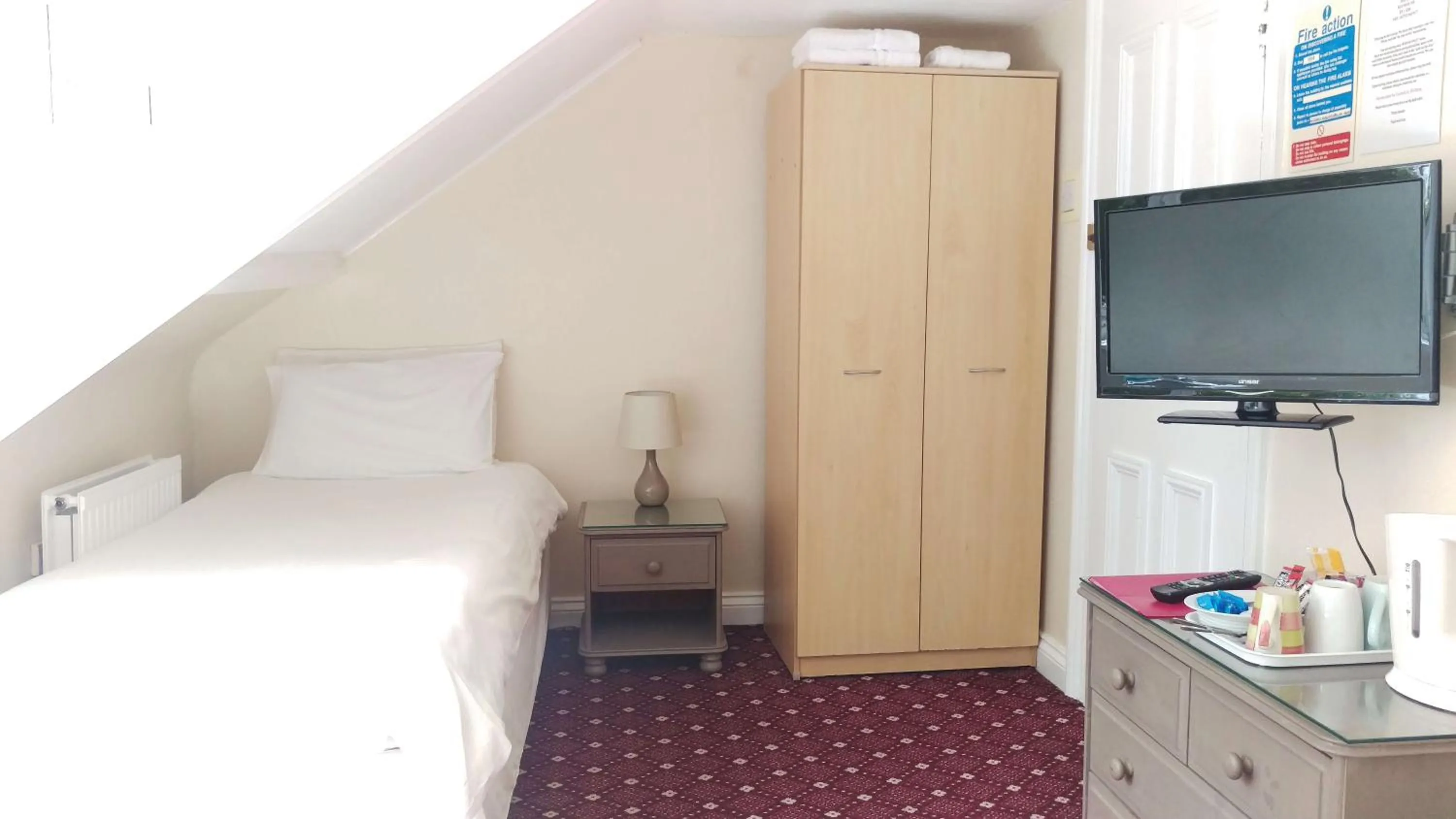 Bed in The George Guest House