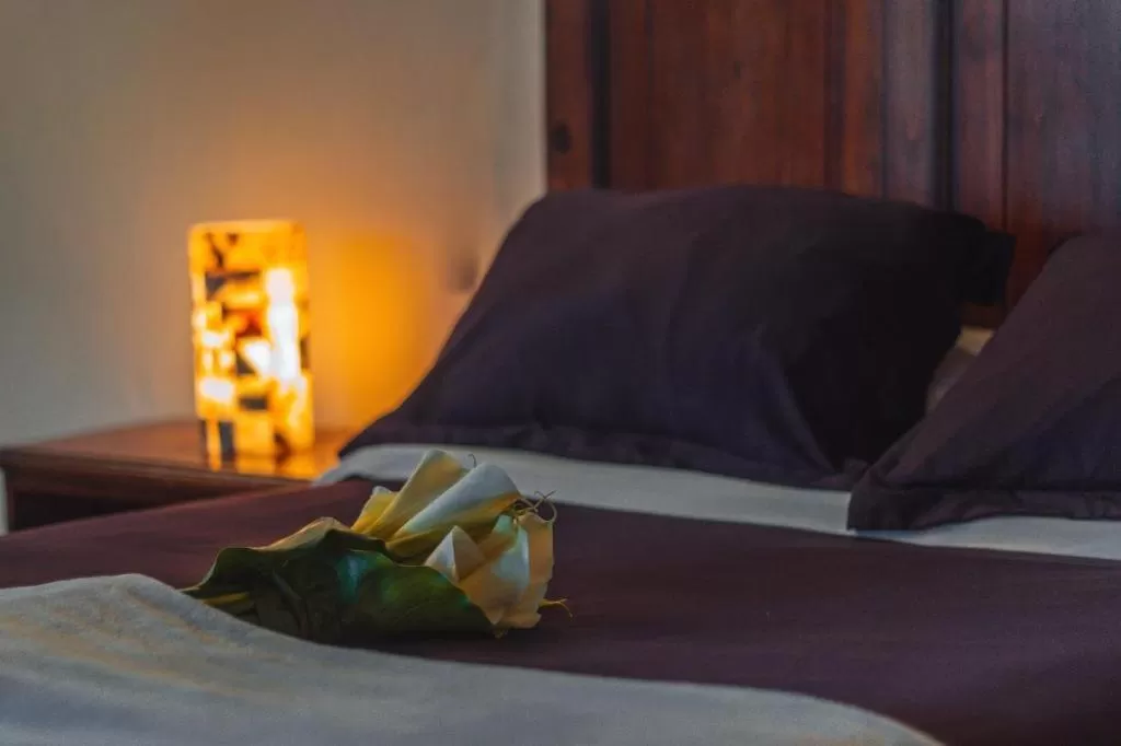 Bed in CORTIJO LA CASONA & Bungalow al Pie de la Montaña