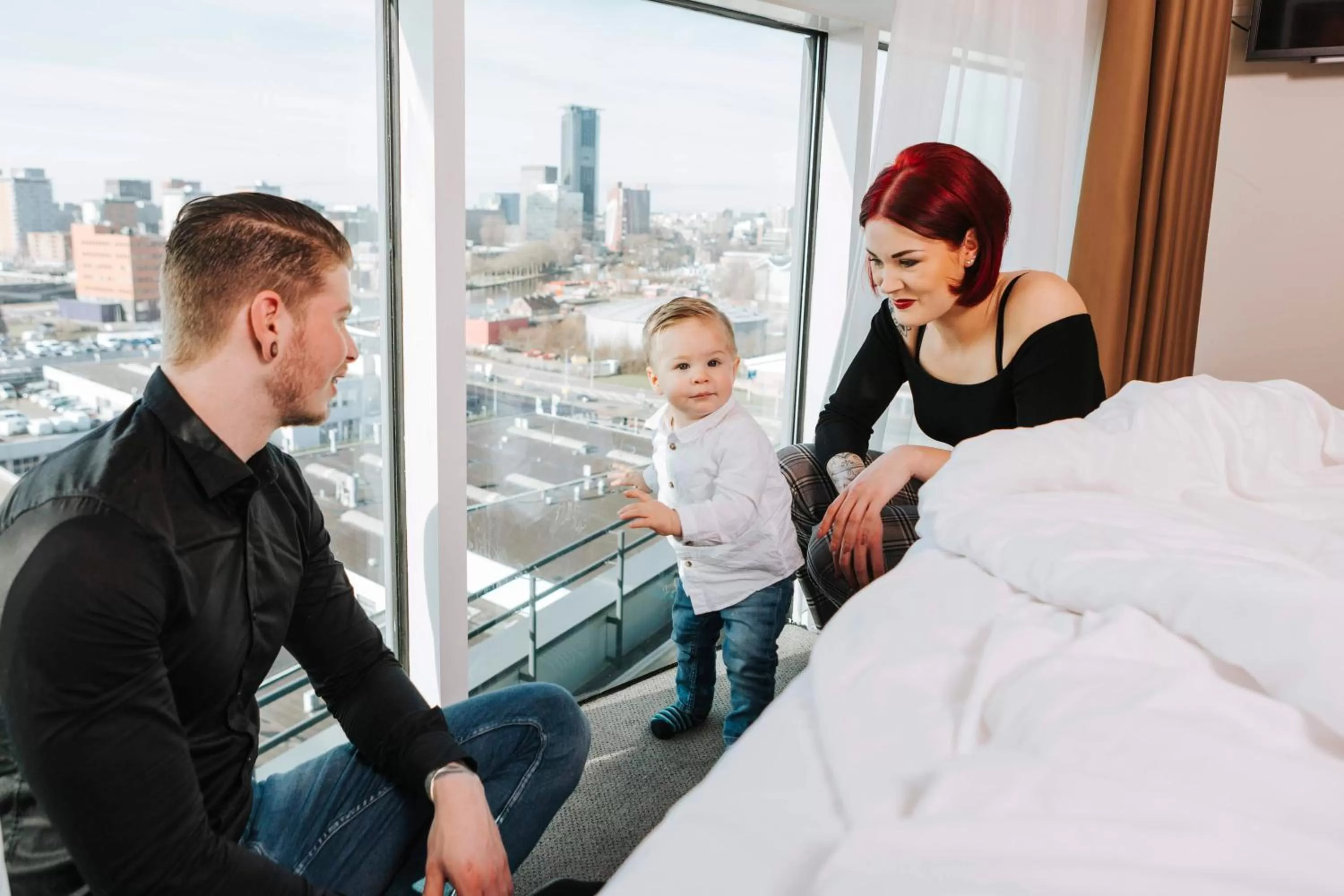 Bed in The Hague Teleport Hotel - Free Parking