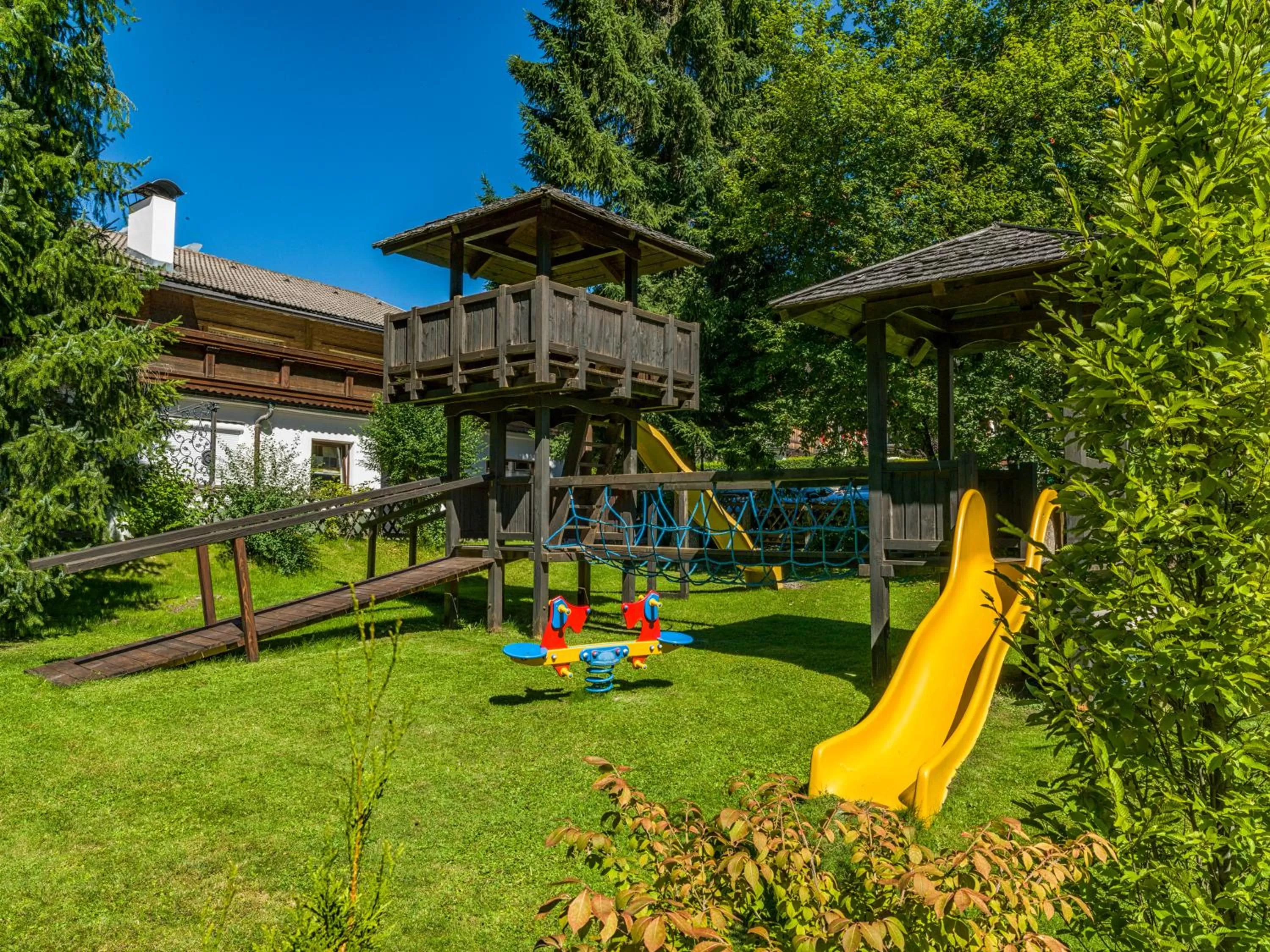 Children play ground in Relais&Châteaux Spa-Hotel Jagdhof