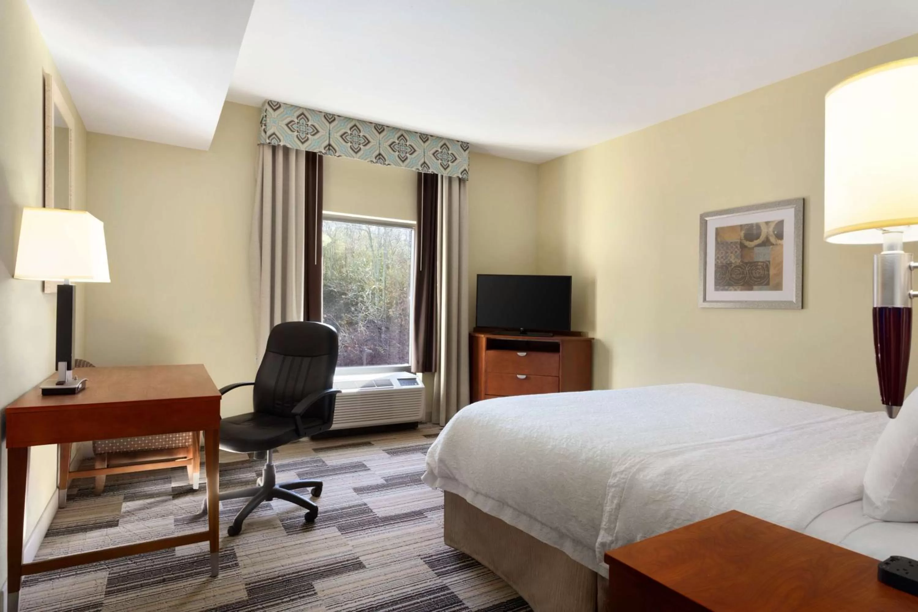 Photo of the whole room, Bed in Hampton Inn & Suites Birmingham Airport Area