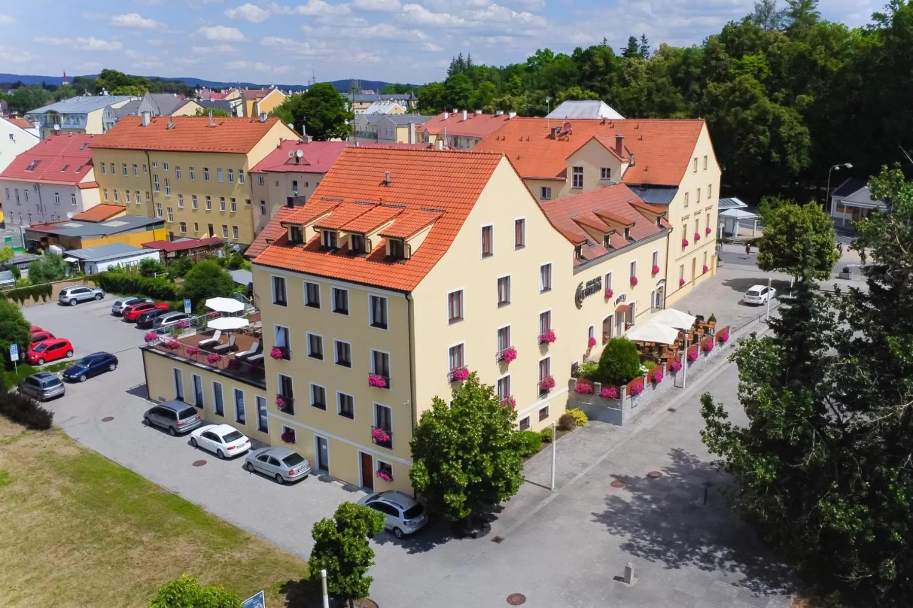 Property building, Bird's-eye View in Spa Hotel Centrum