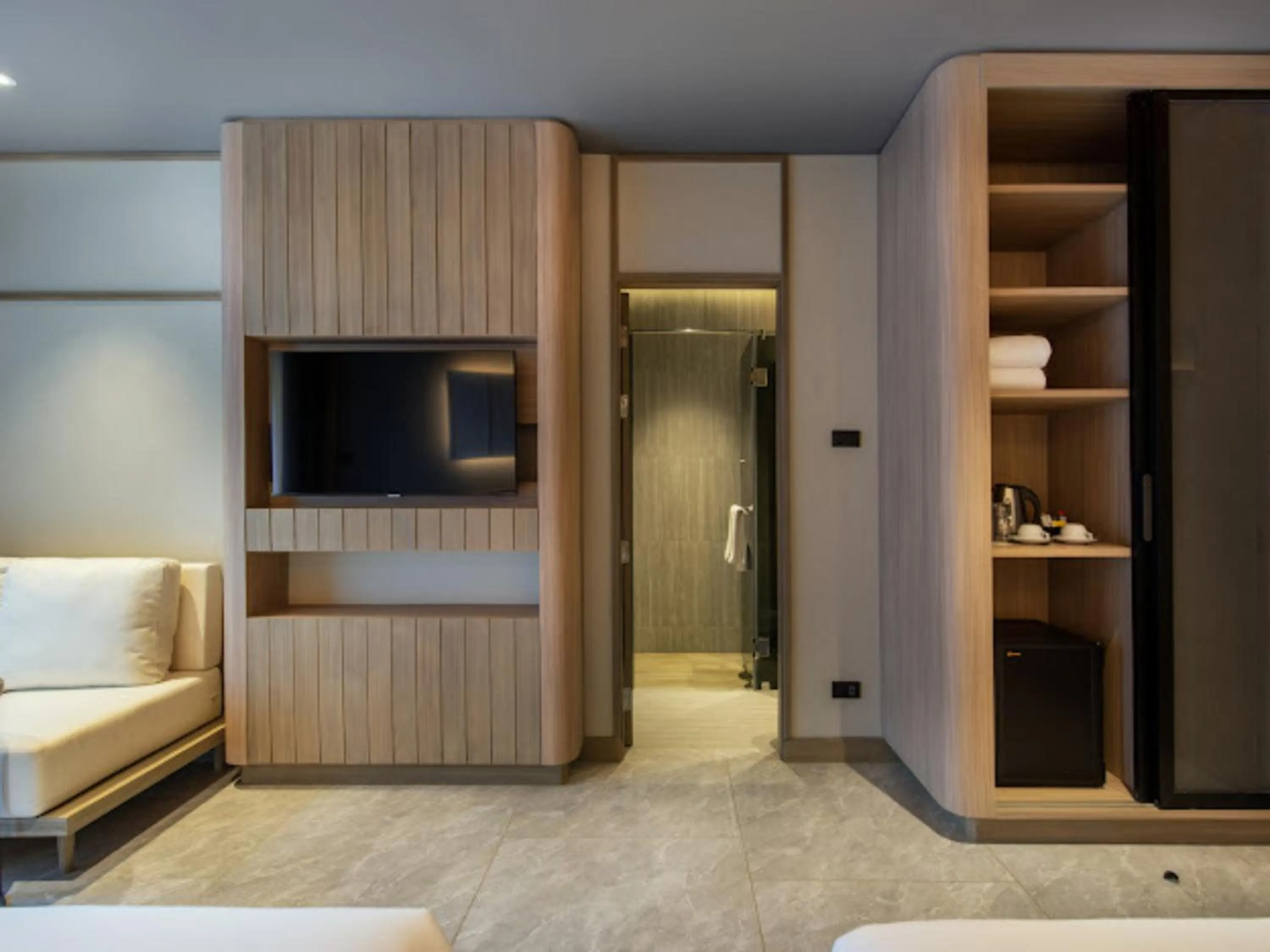 Bathroom, Bed in Areca Resort and Spa