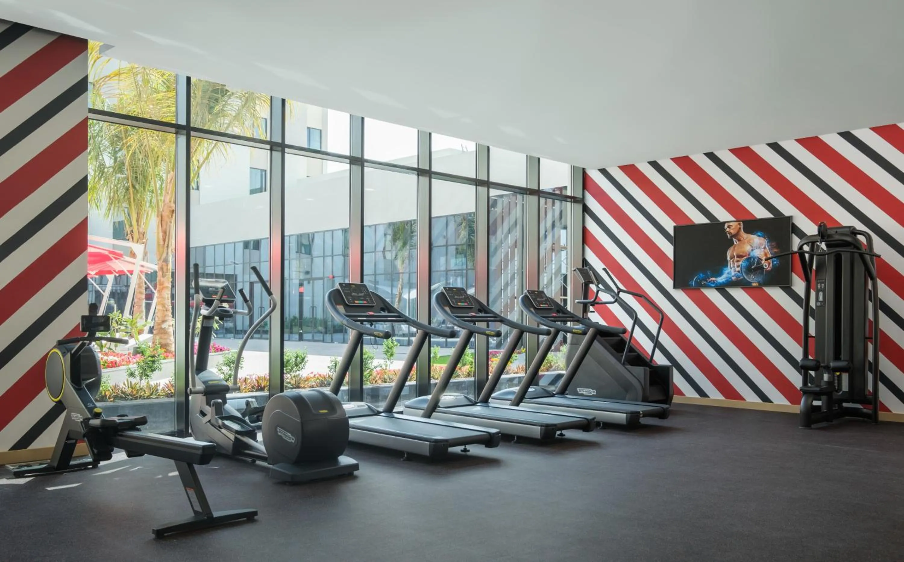 Fitness centre/facilities in Maani Muscat Hotel & Apartments
