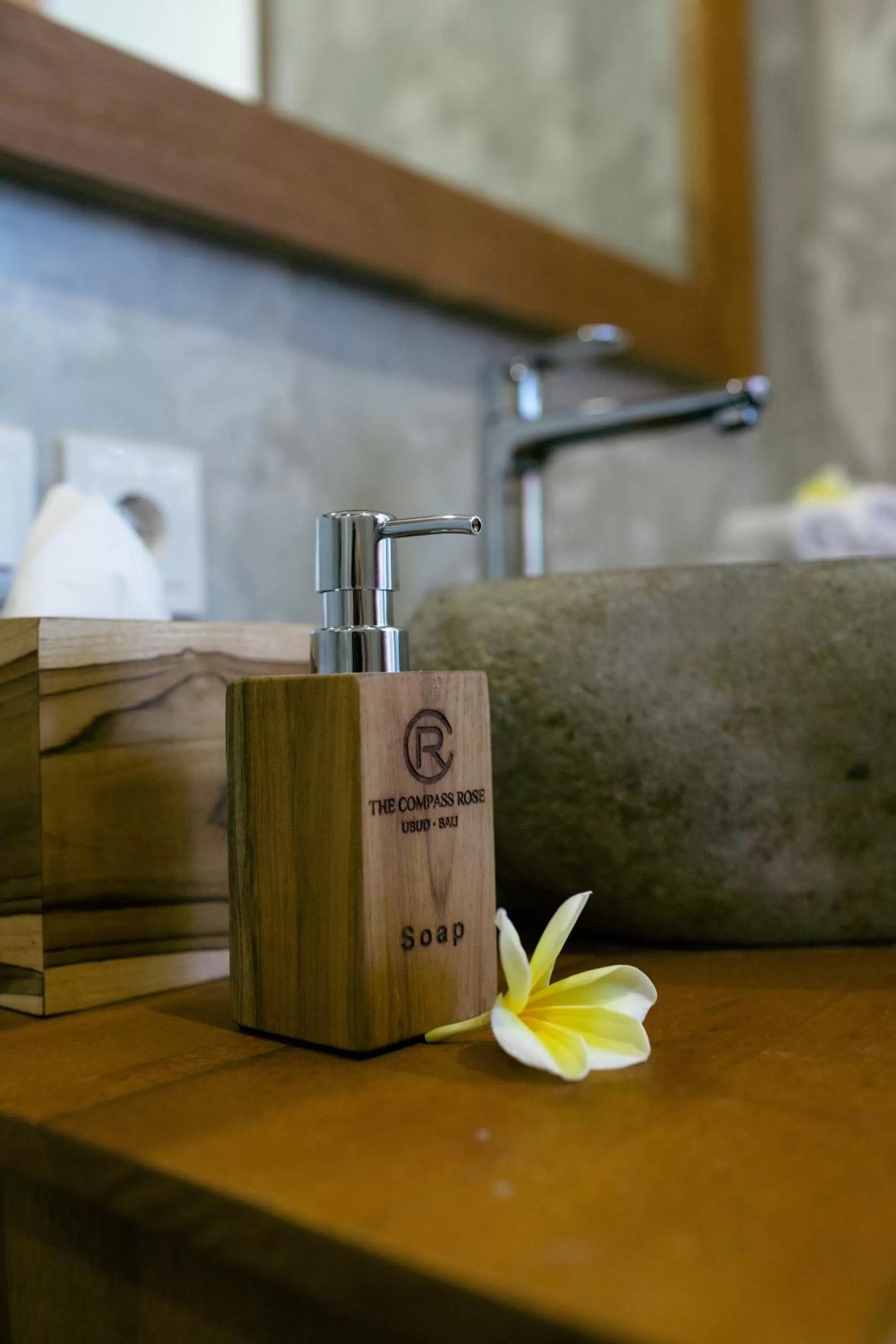 Bathroom in The Compass Rose Ubud