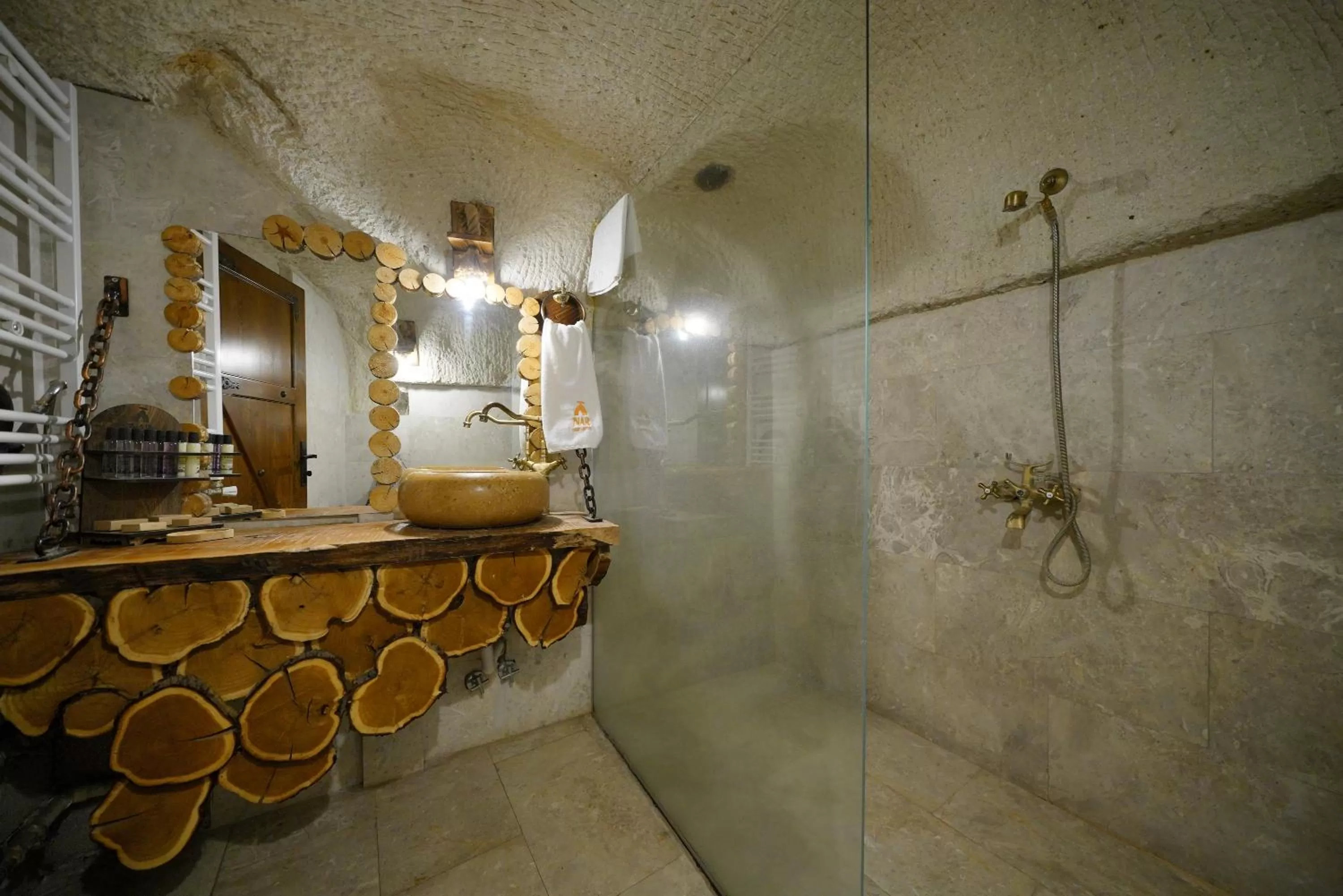 Shower in Cappadocia Nar Cave House & Swimming Pool
