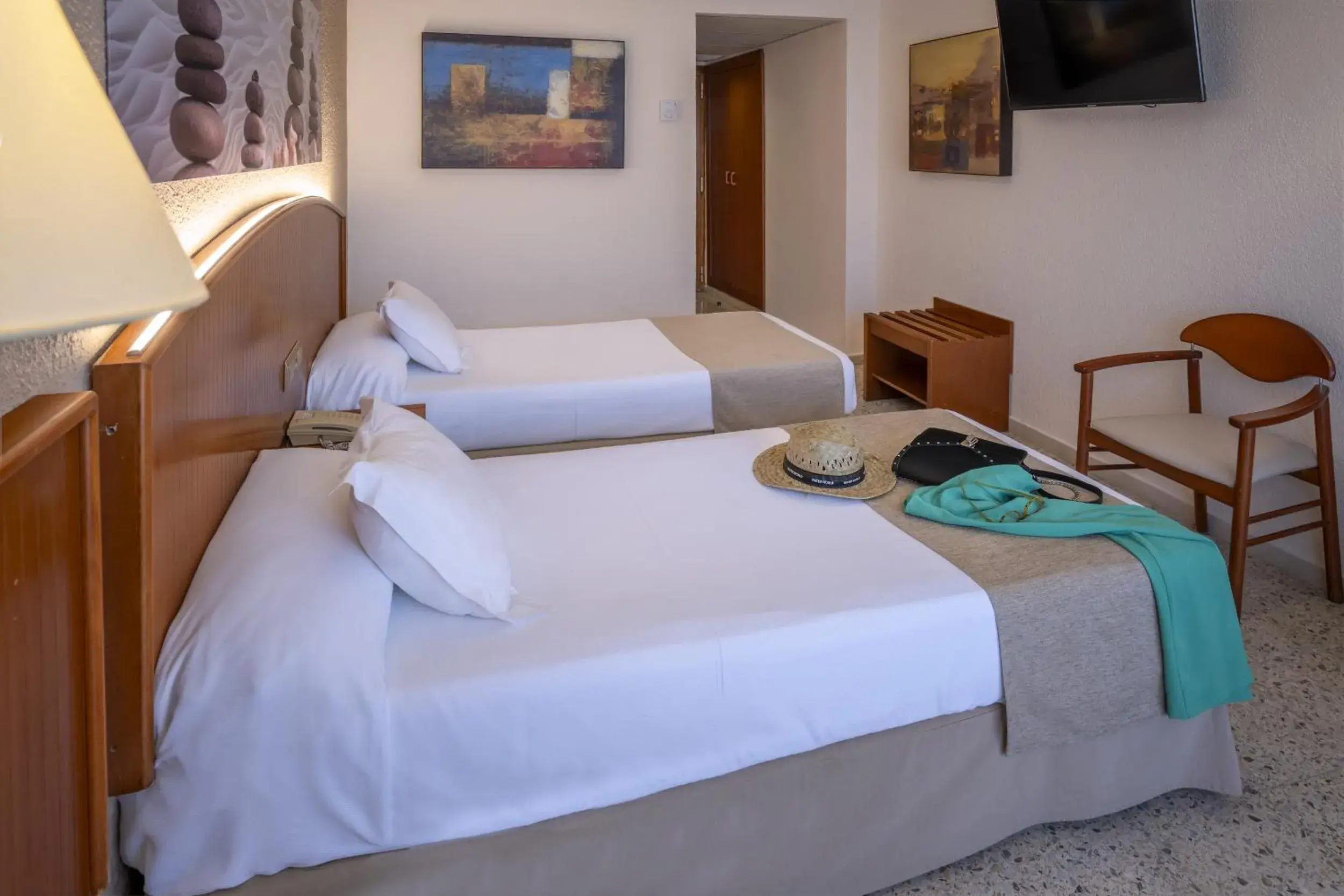 Twin Room with Balcony in GHT Oasis Park & Spa Twin Room with Balcony in GHT Oasis Park & Spa