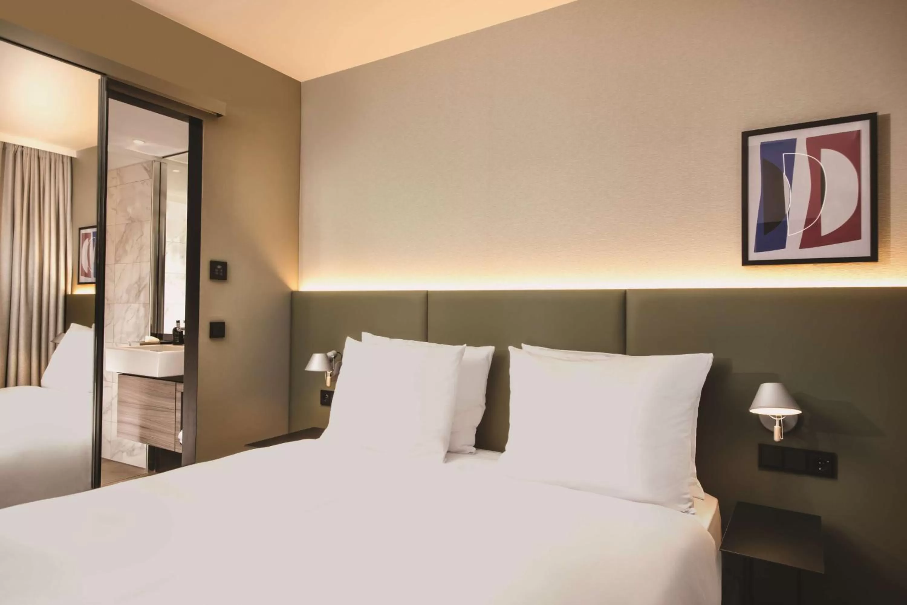 Bedroom, Bed in Adina Apartment Hotel Hamburg Speicherstadt