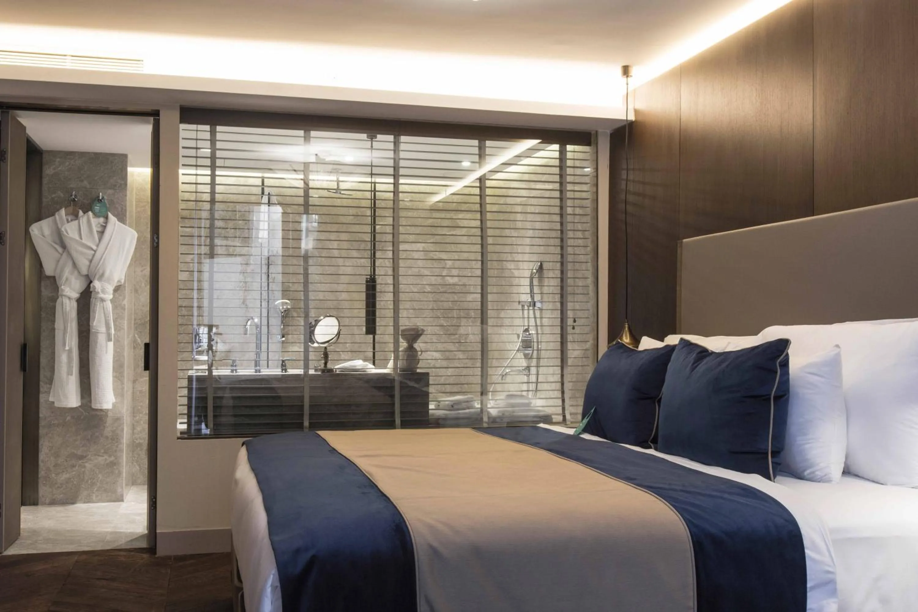 Bathroom, Bed in Noble22 Suites-Special Category