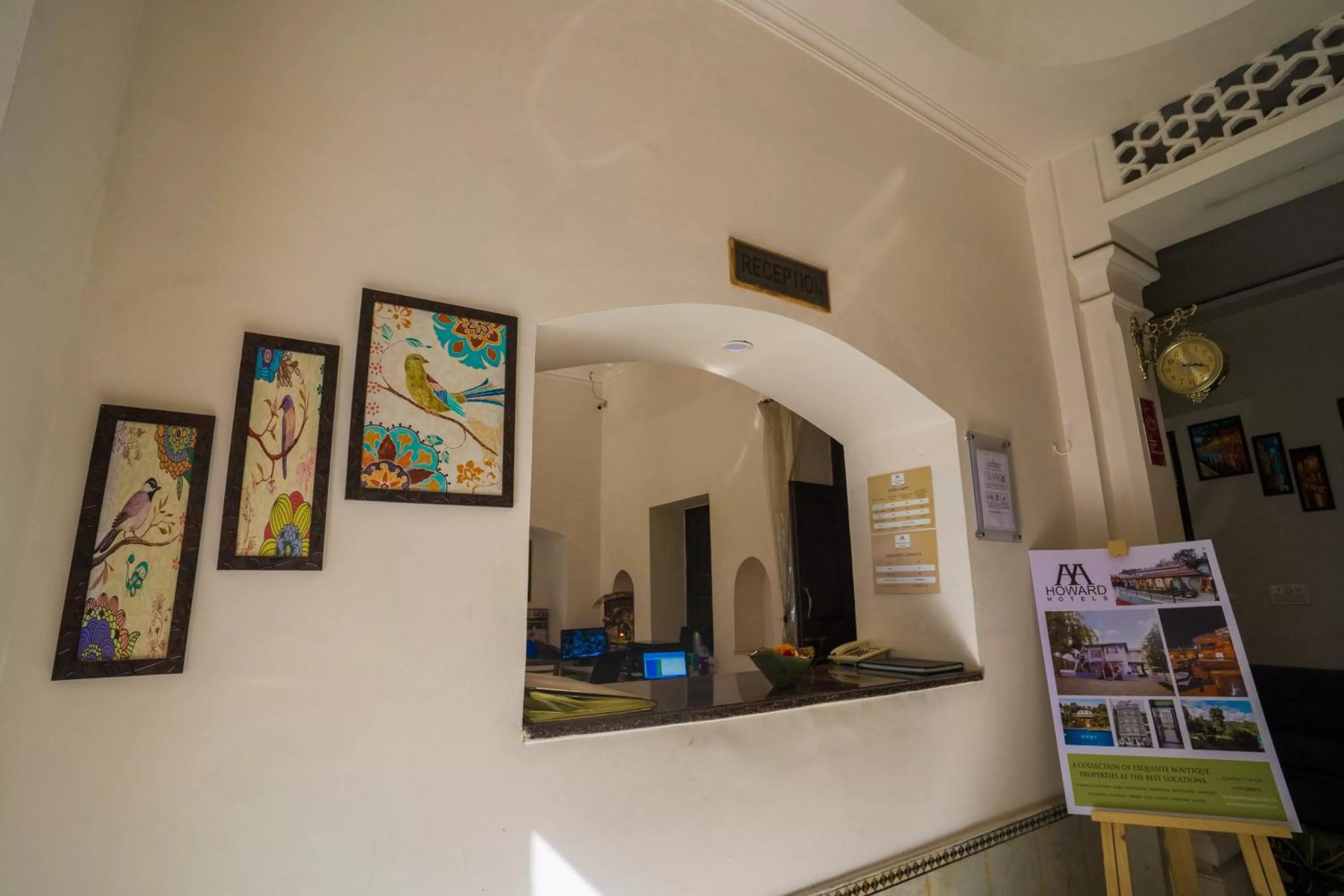 Lobby or reception in Ganga Heritage By Howard