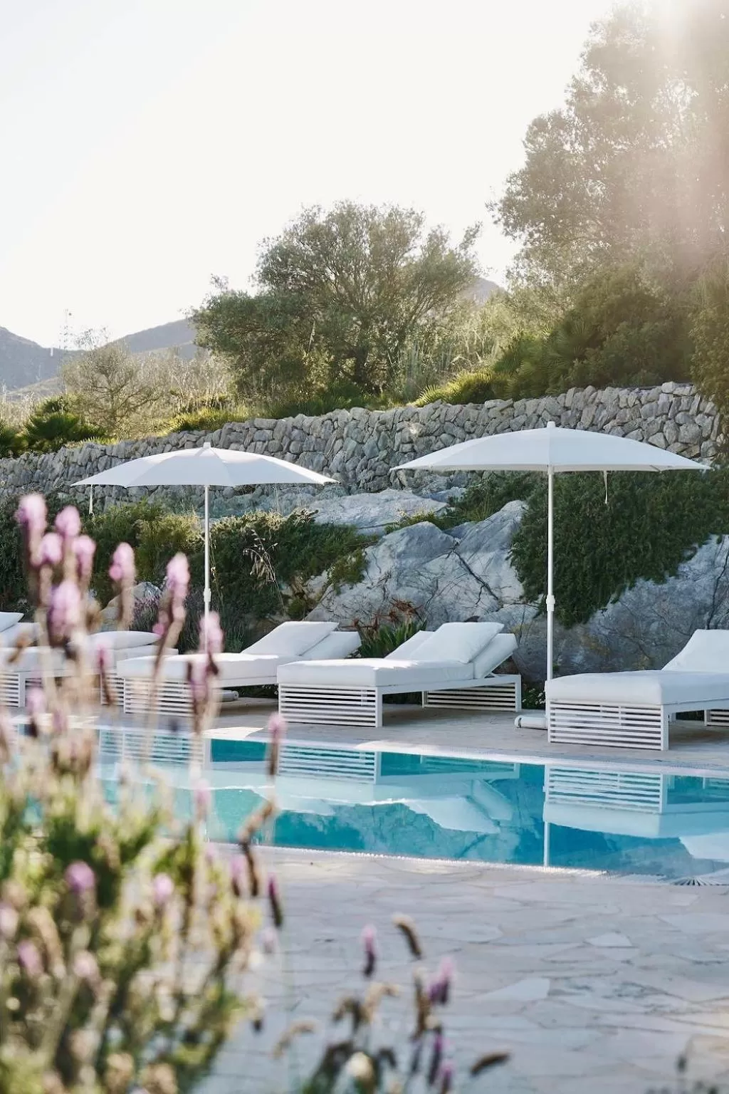 Swimming pool in Cases de Son Barbassa Hotel & Restaurant