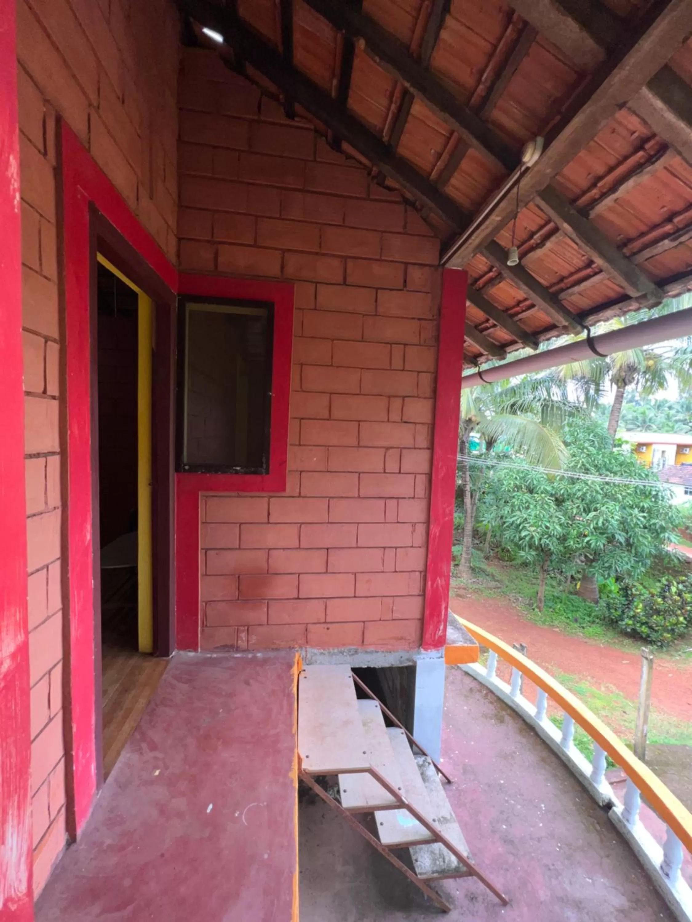 Balcony/Terrace in MID BEACH STAY Gokarna