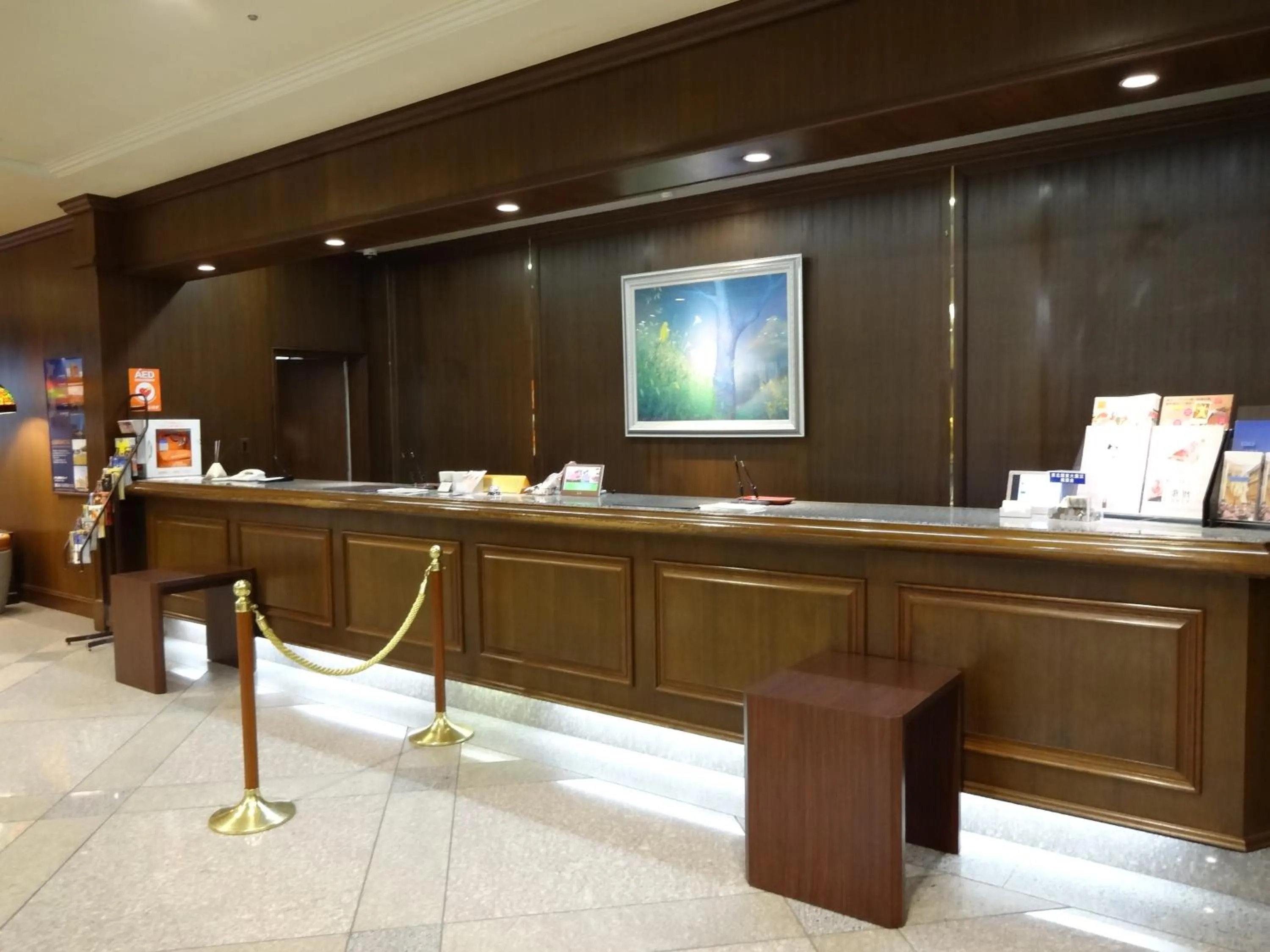 Lobby or reception in Hotel Higashinihon Utsunomiya