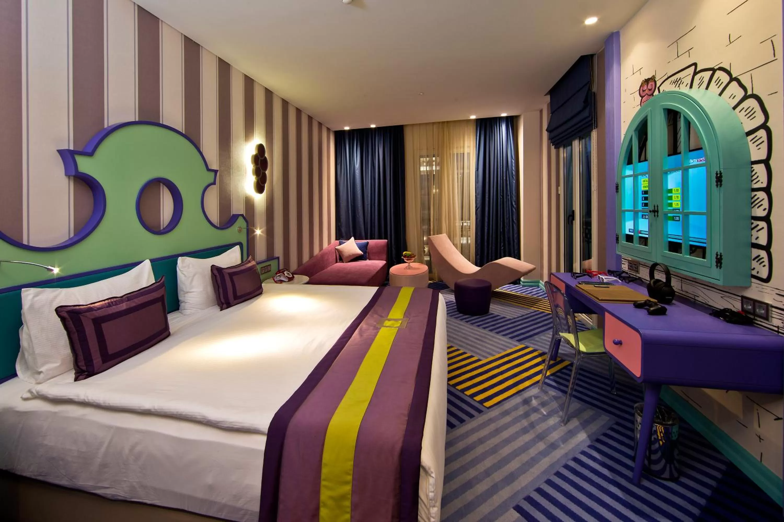 Bedroom, Bed in The Land Of Legends Kingdom Hotel - All-in Concept