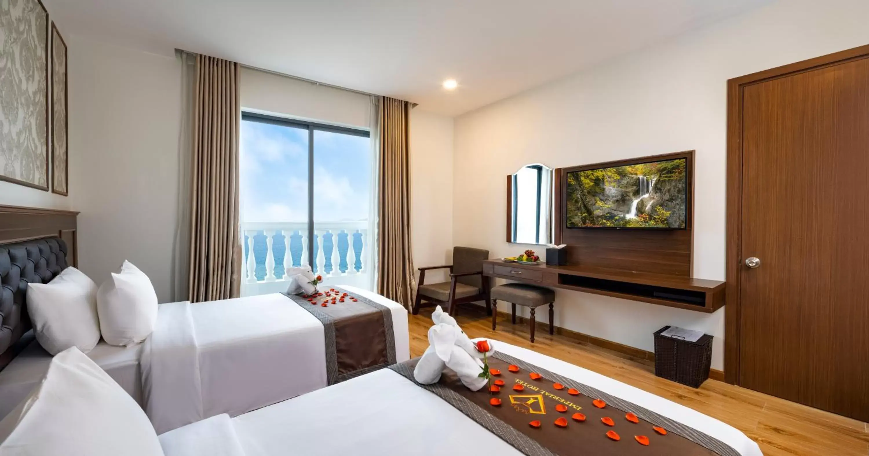 Twin Room with Sea View in Imperial Nha Trang Twin Room with Sea View in Imperial Nha Trang