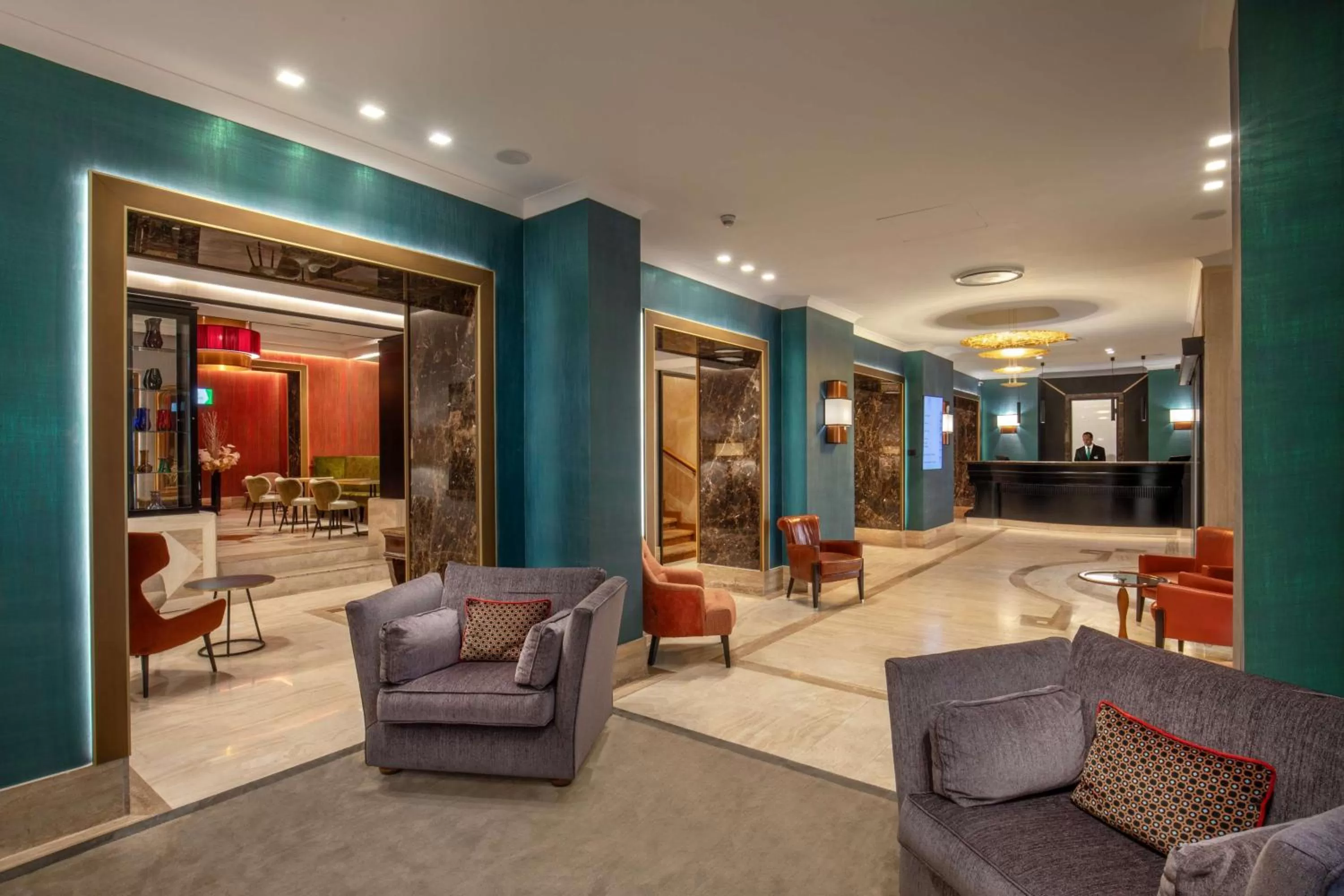 Lobby or reception in Hotel Diana Roof Garden