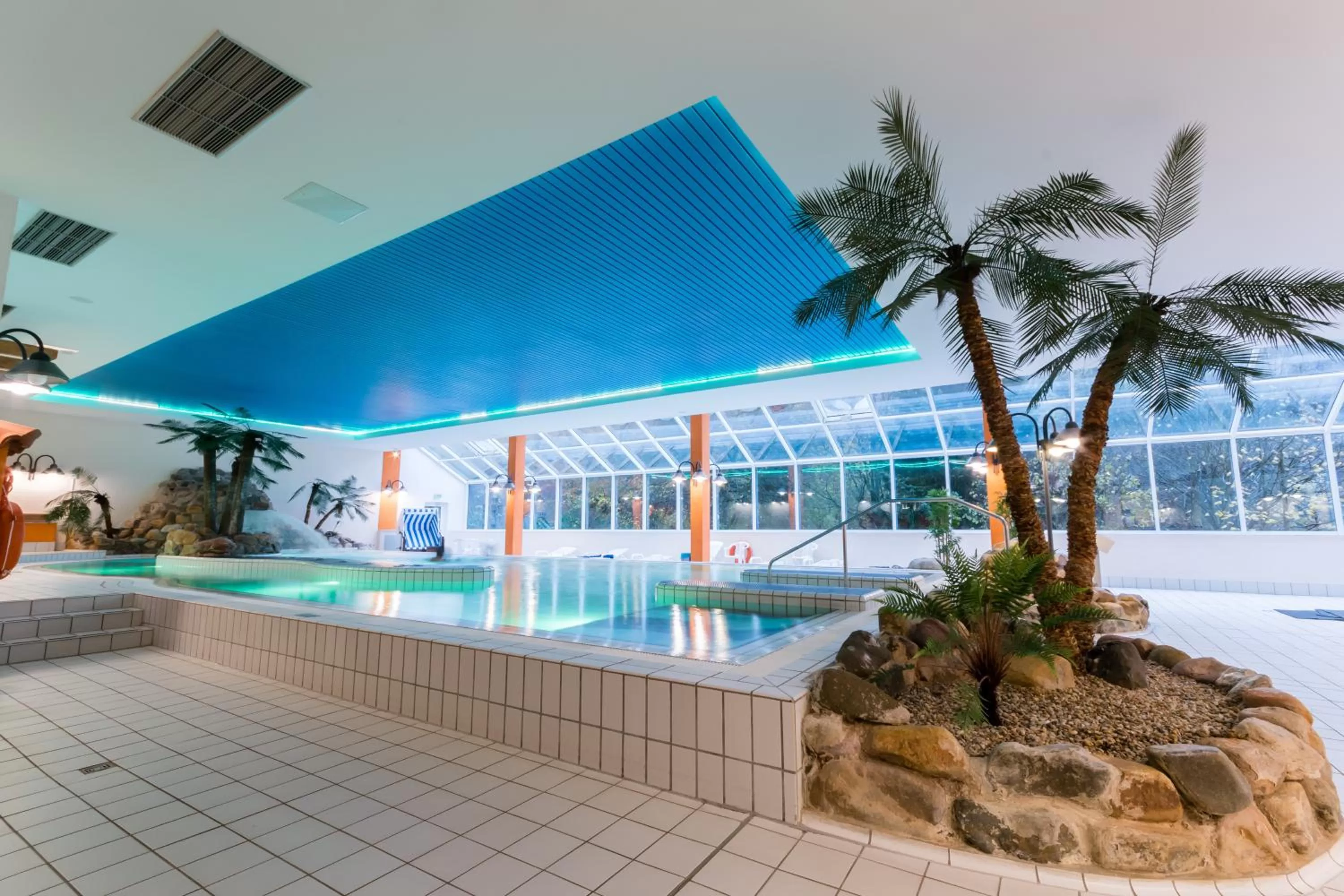 Pool view in Familien Apartmenthotel Panoramic