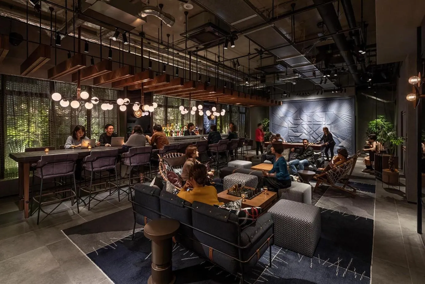 Lounge or bar in The LIVELY TOKYO AZABUJUBAN