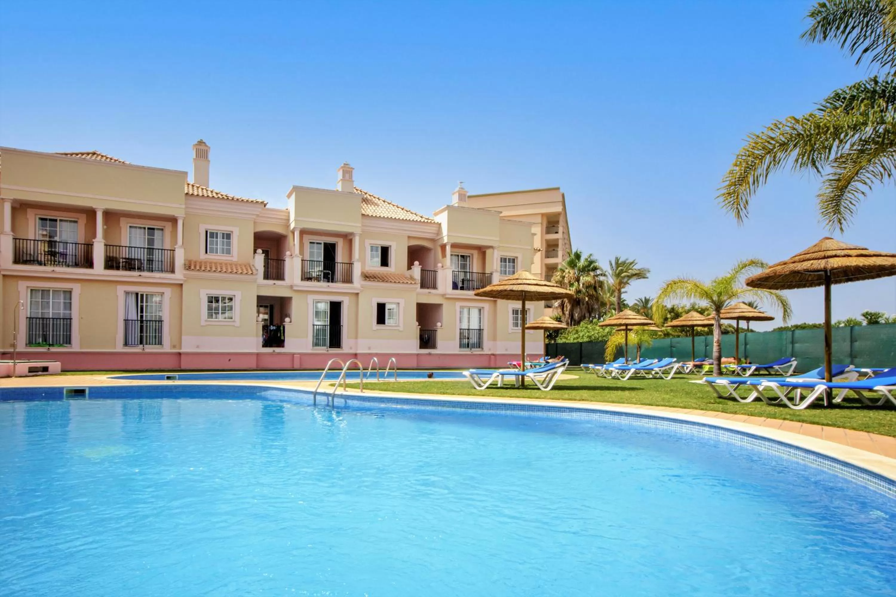 Pool view in Aquamar Albufeira Aparthotel