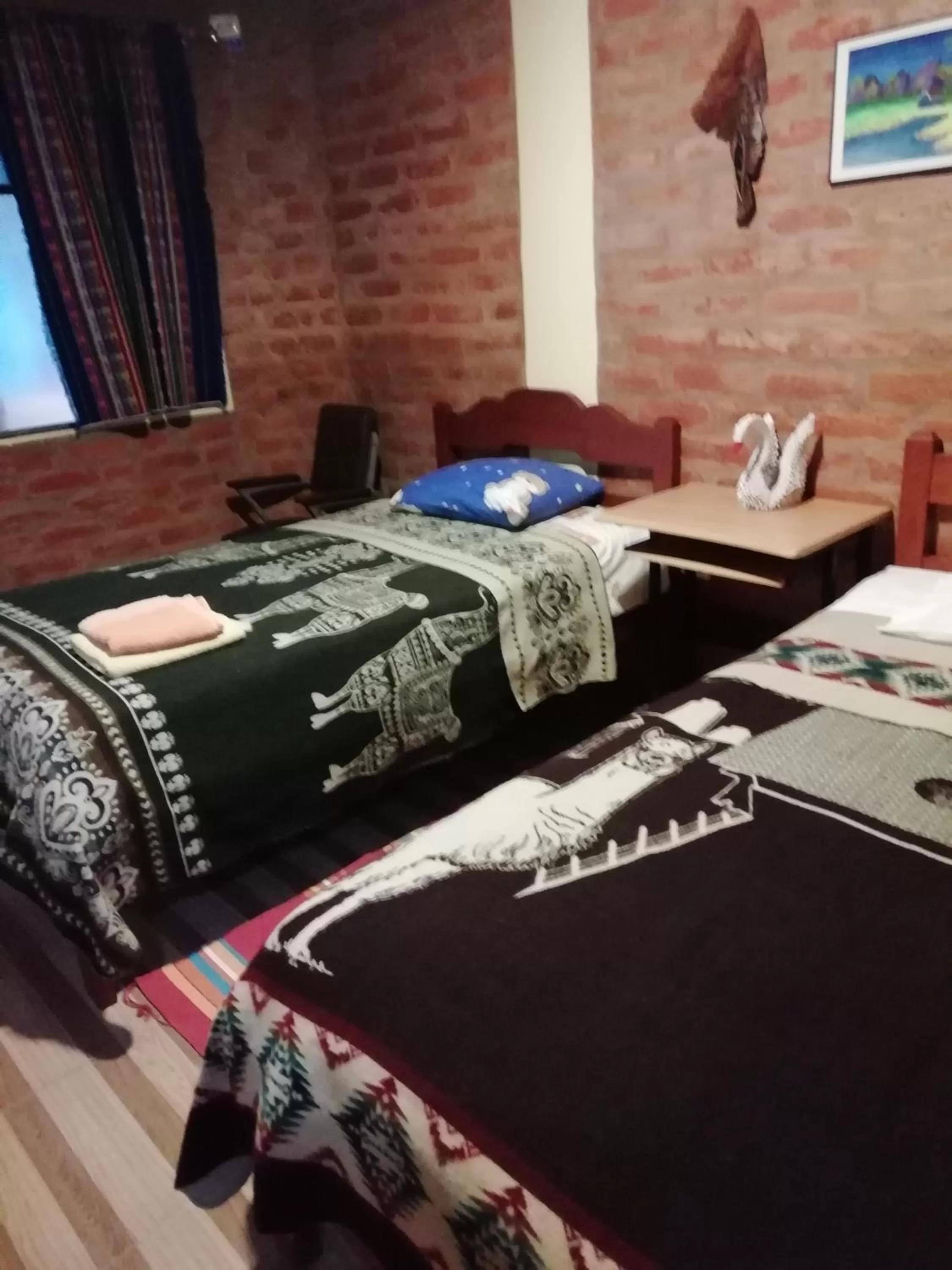 Bed in Hostal La Casa Amarilla City